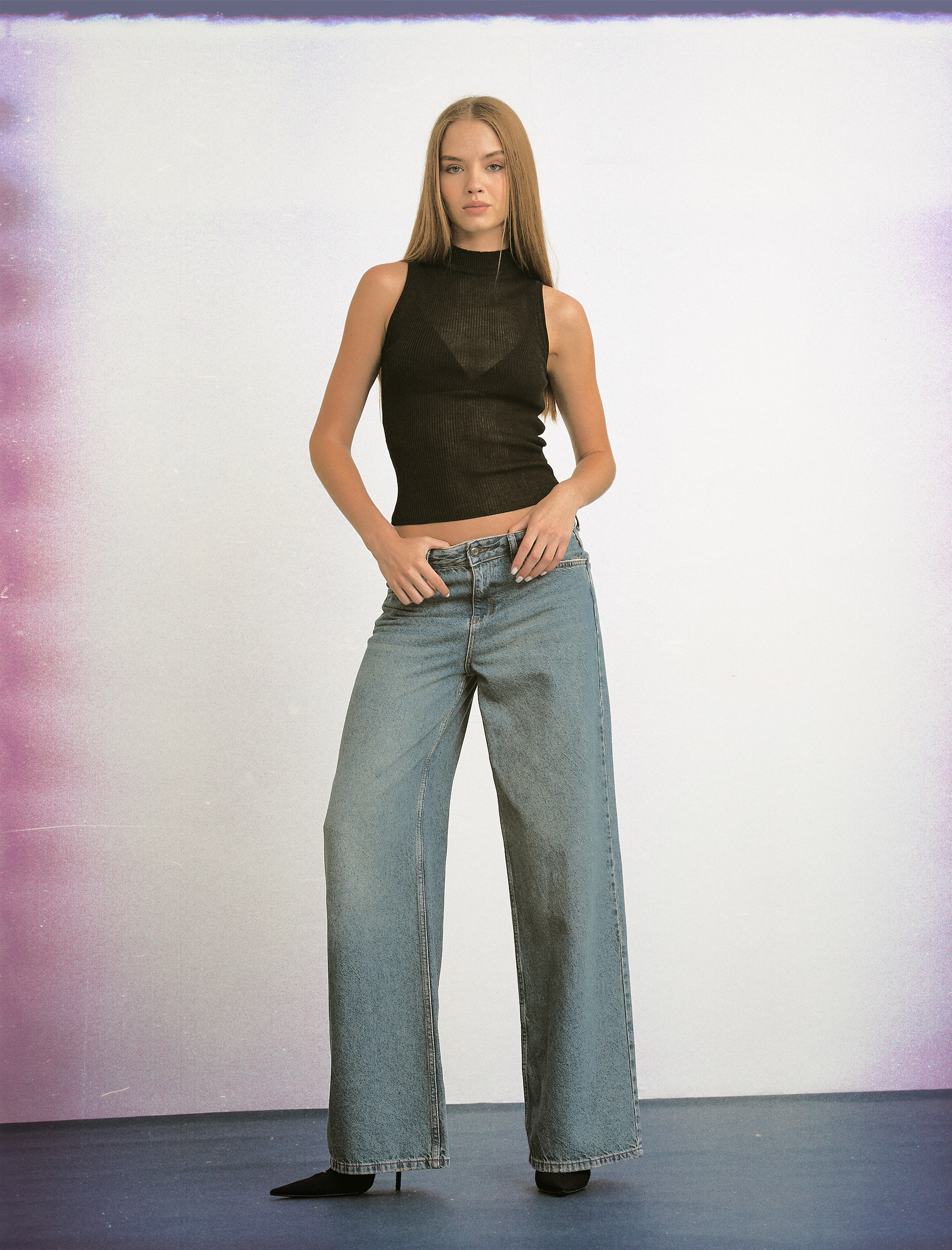 Triko Fitilli Atlet Dik Yaka Slim Fit