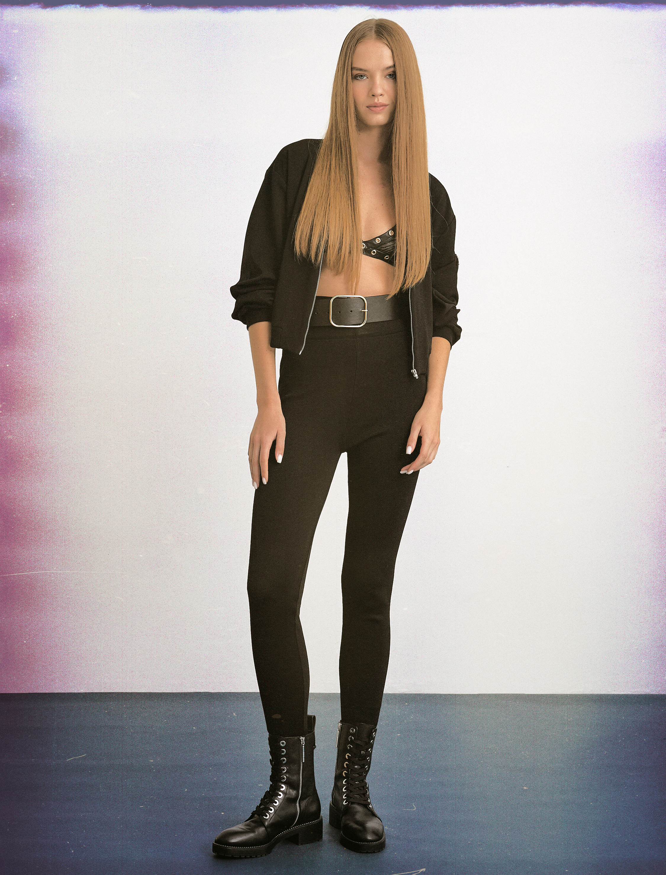   Fitilli Tayt Pantolon Normal Bel Dar Paça