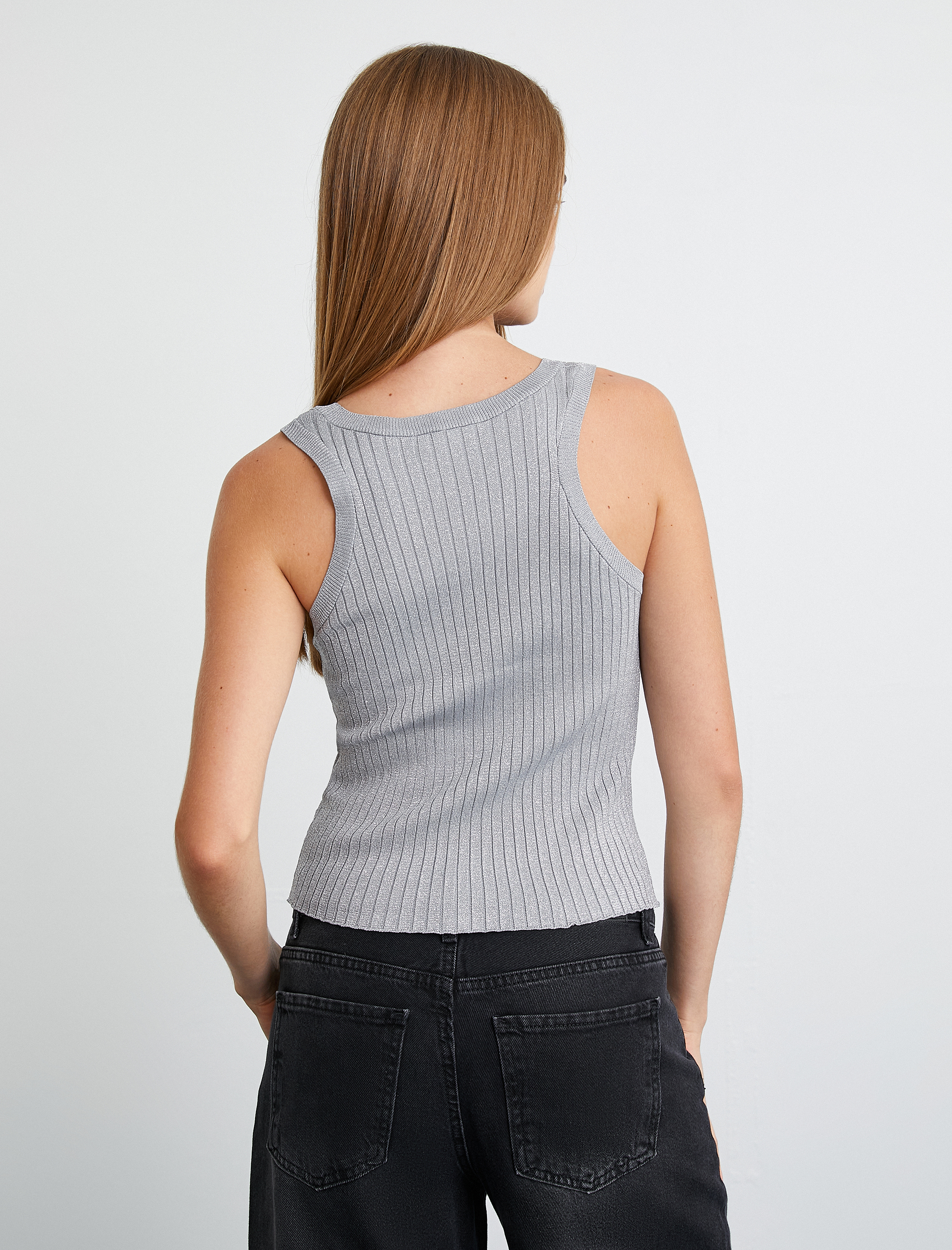   Triko Atlet Simli U Yaka Askılı