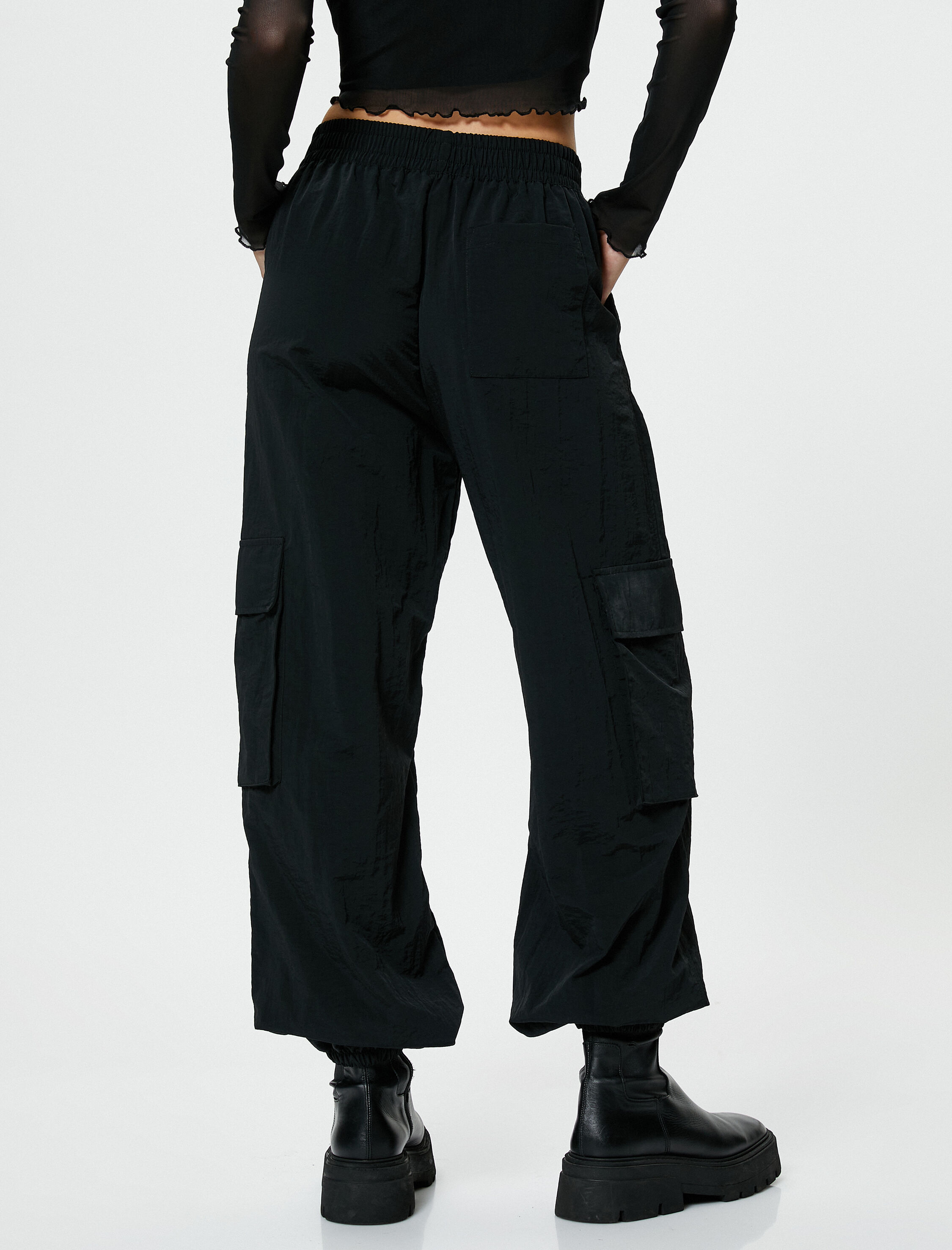   Paraşüt Pantolon Kargo Cepli Rahat Kalıp