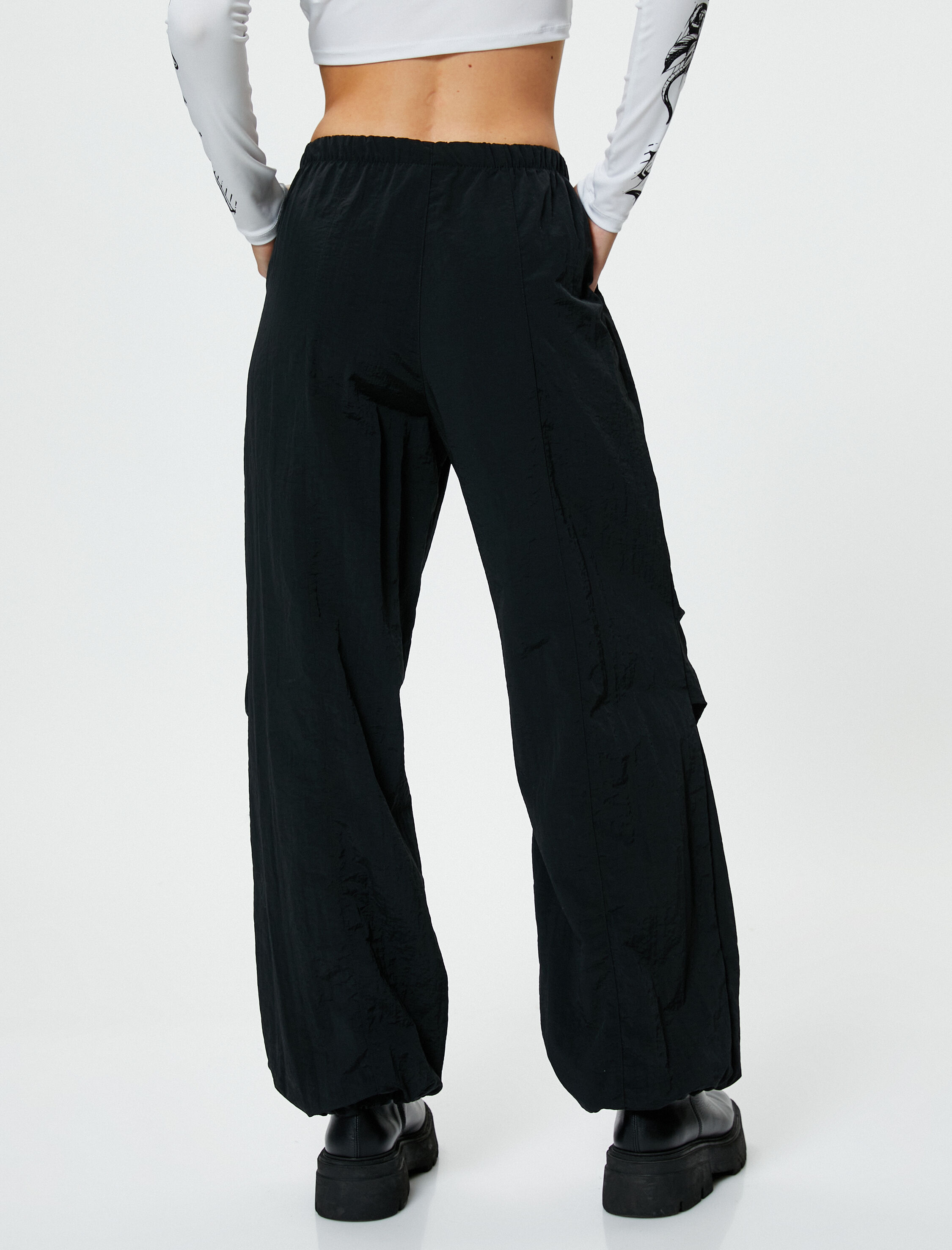   Paraşüt Pantolon Kargo Cepli Rahat Kalıp