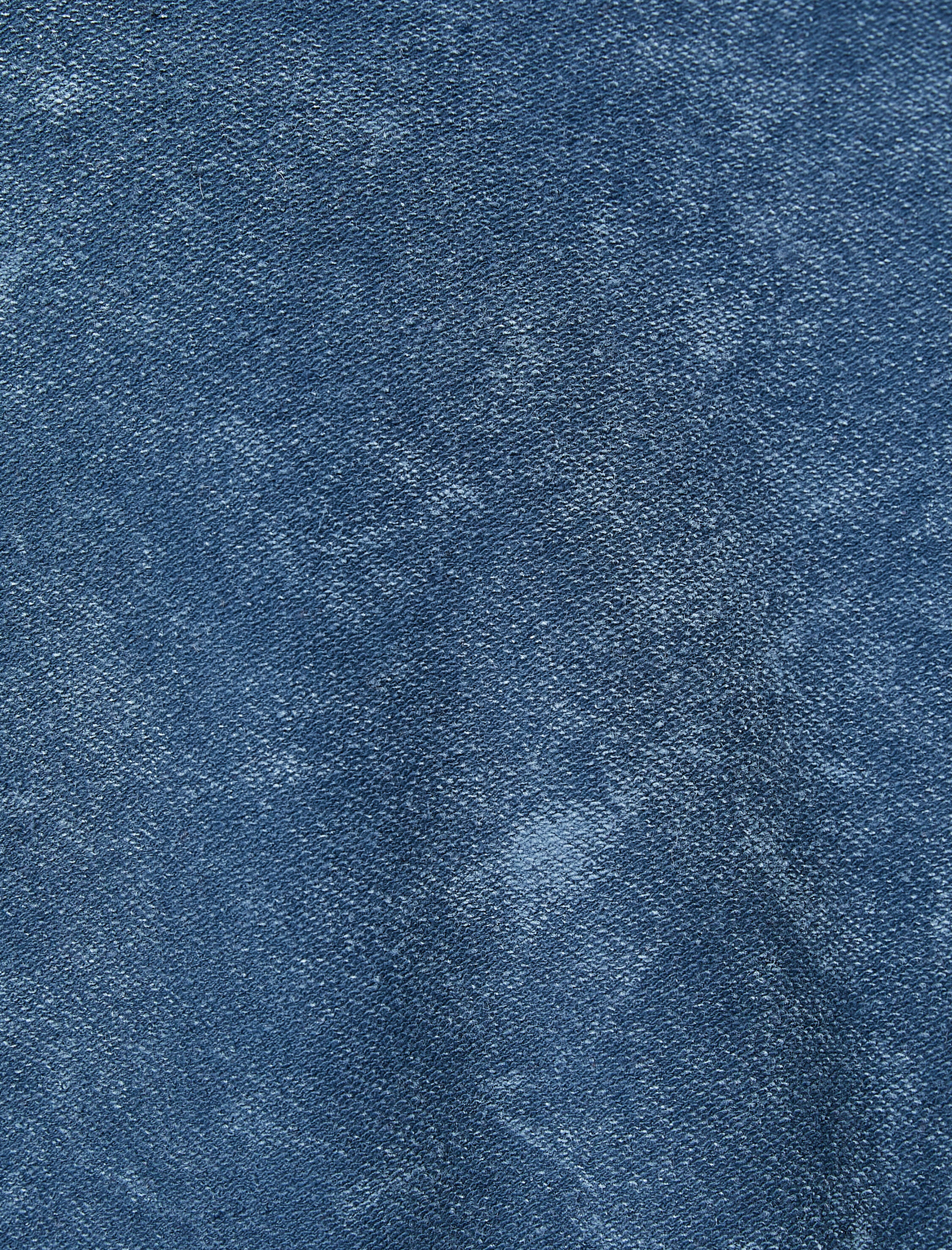   Yıkamalı Sweat Bisiklet Yaka Batik Görünümlü Uzun Kollu Pamuklu