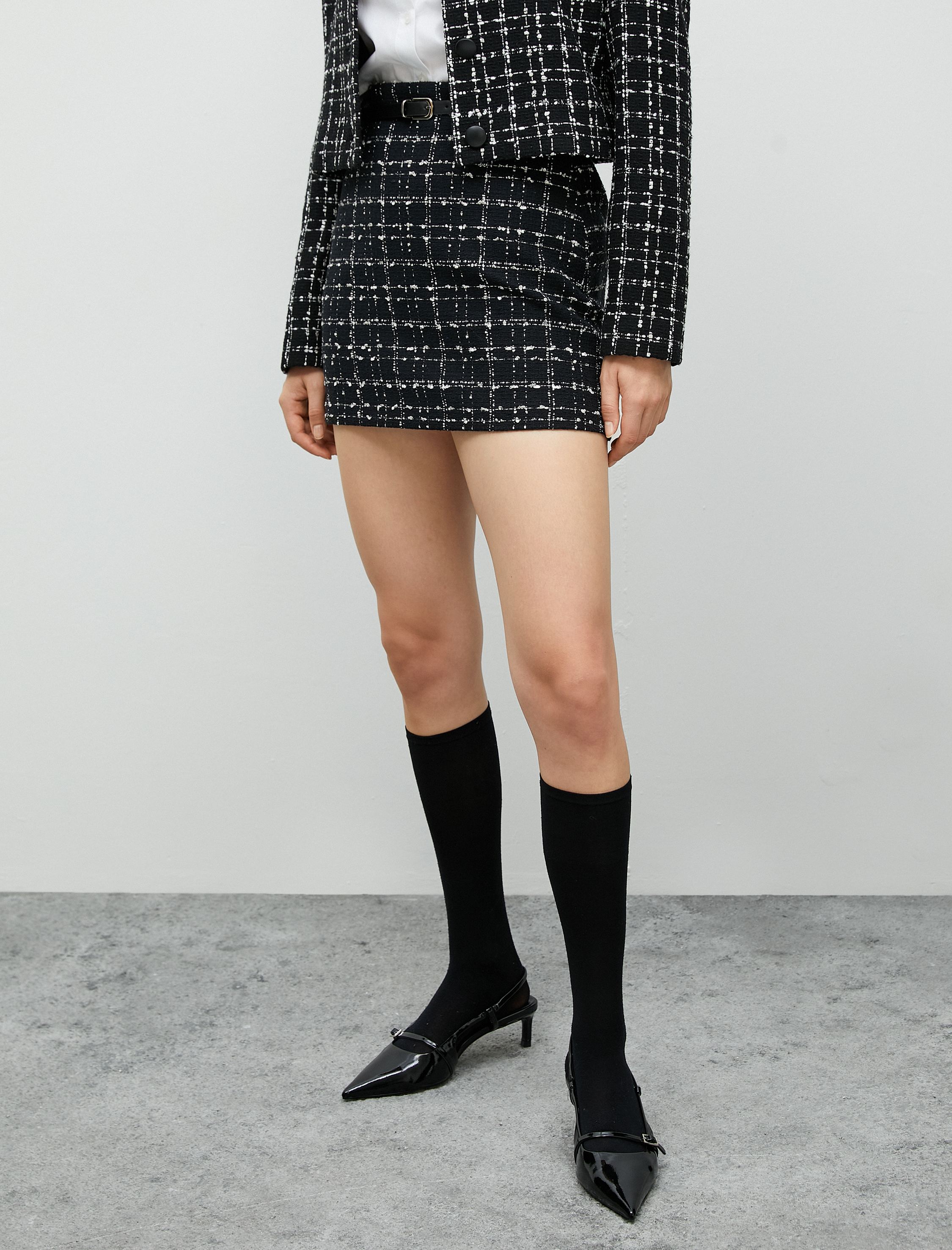   Tüvit Etek Mini Kemer Detaylı