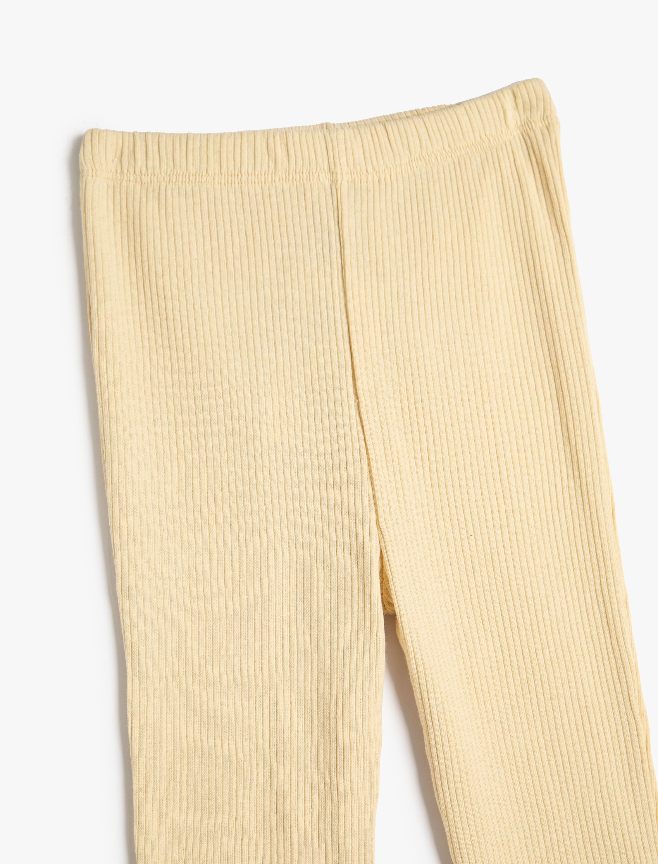  Kız Çocuk Basic Tayt Ribanalı Beli Lastikli Yumuşak Dokulu