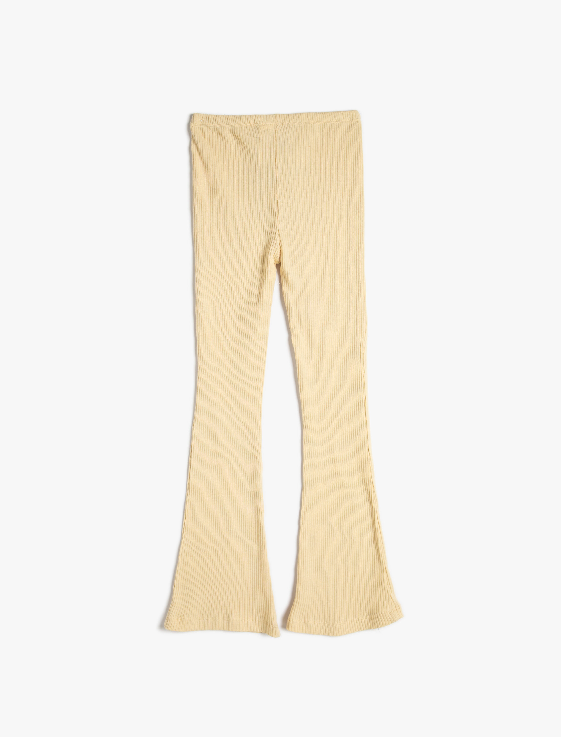  Kız Çocuk Basic Tayt Ribanalı Beli Lastikli Yumuşak Dokulu