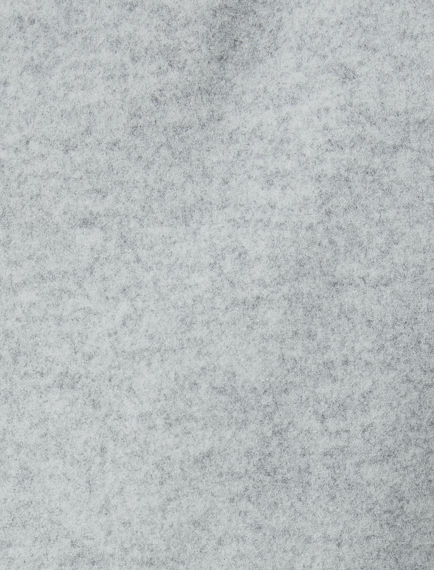   Crop Gömlek Ceket Kapaklı Çift Cepli Uzun Kollu Yumuşak Dokulu
