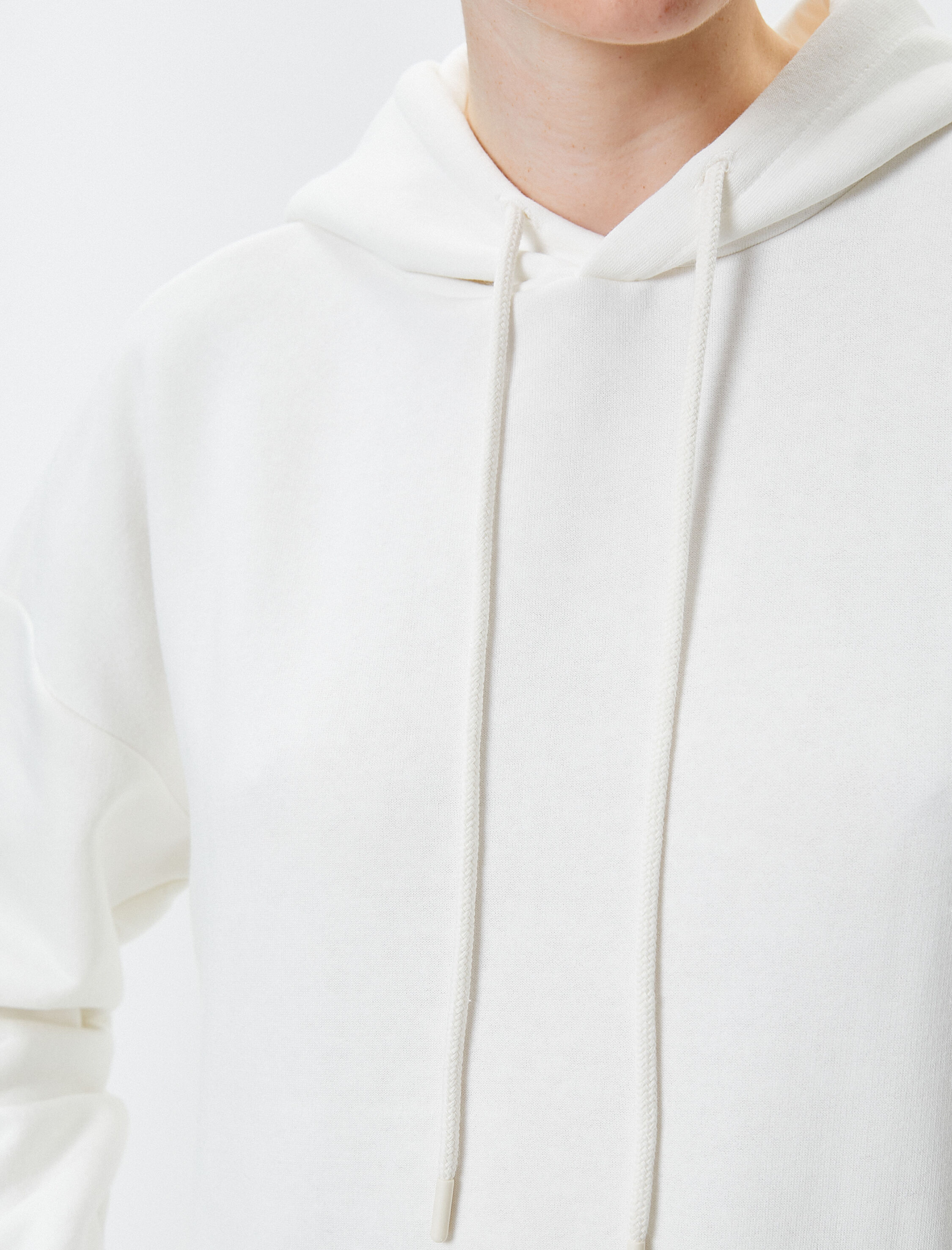   Şardonlu Basic Kapşonlu Sweatshirt Kanguru Cepli Pamuklu Uzun Kollu