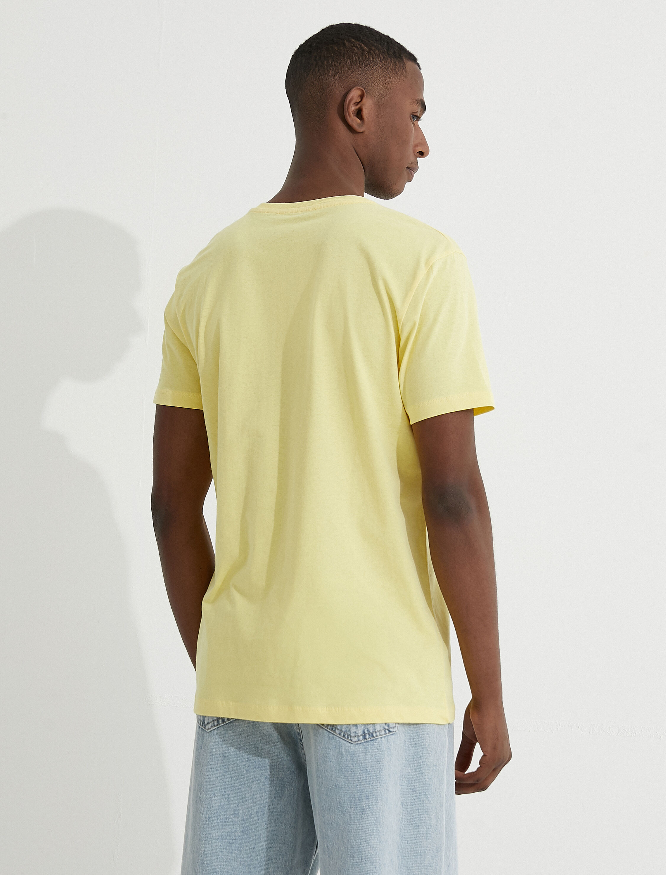   Basic Tişört Bisiklet Yaka