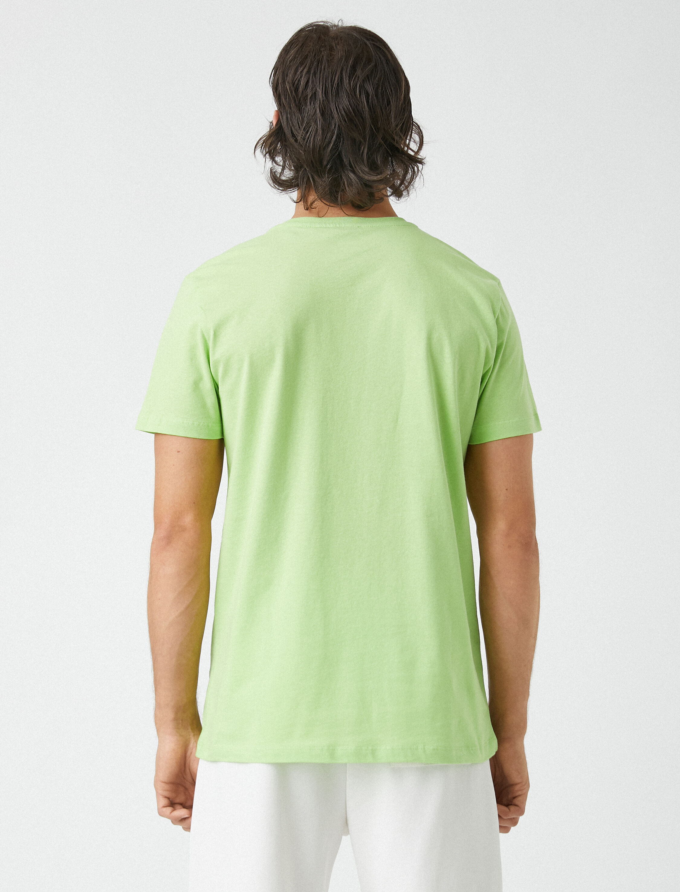   Basic Tişört Bisiklet Yaka