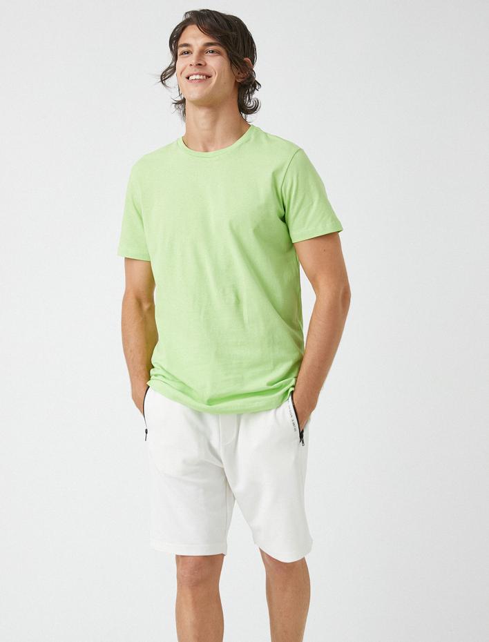  Basic Tişört Bisiklet Yaka