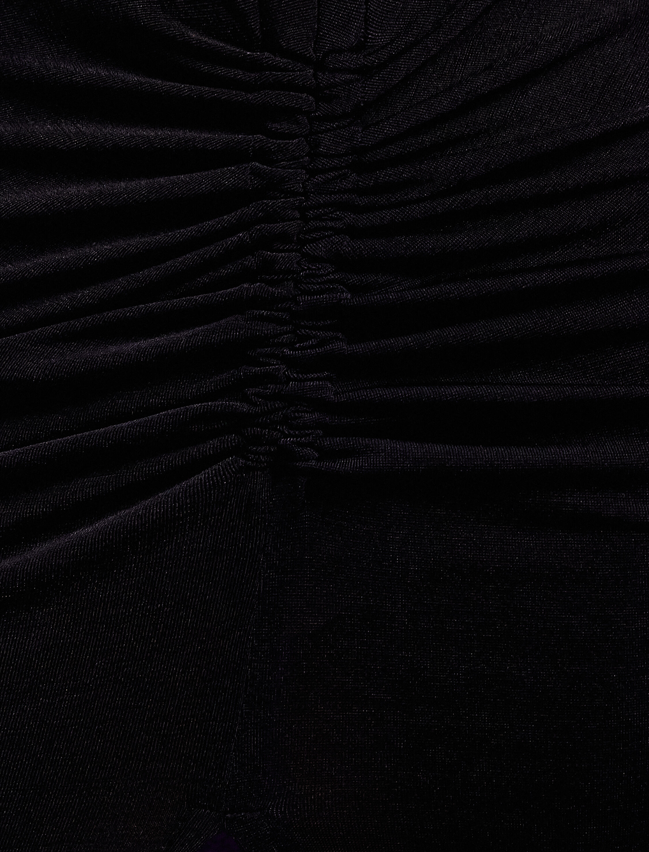   Midi Etek Yırtmaçlı Büzgülü