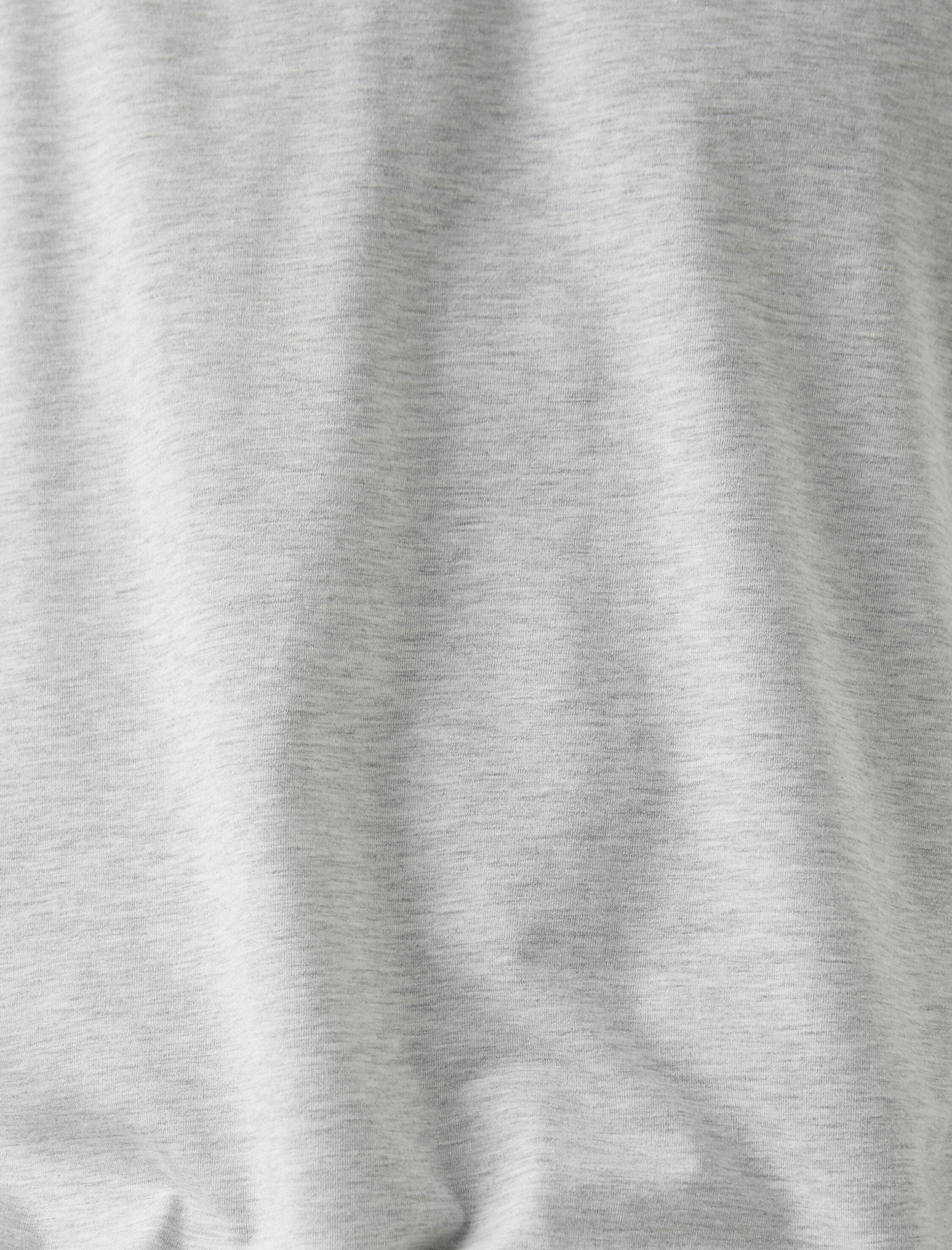   Basic Uzun Tişört Bisiklet Yaka