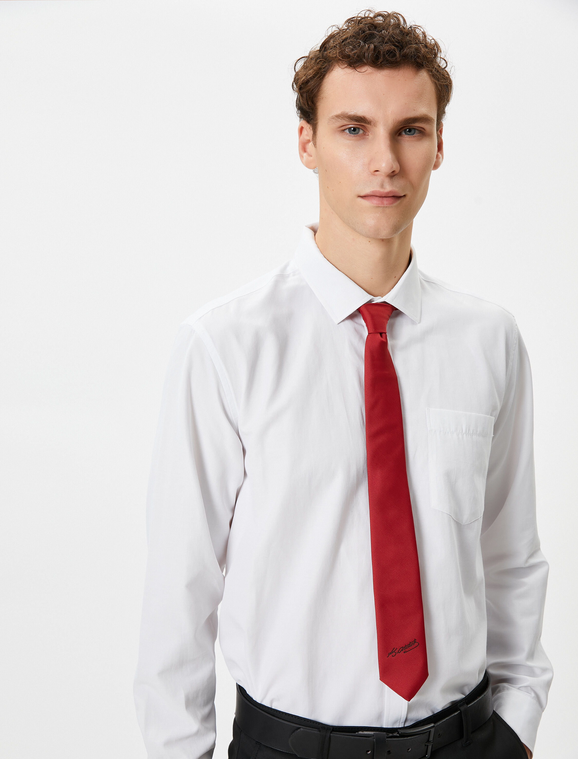   Atatürk İşlemeli Kravat 100.Yıla Özel