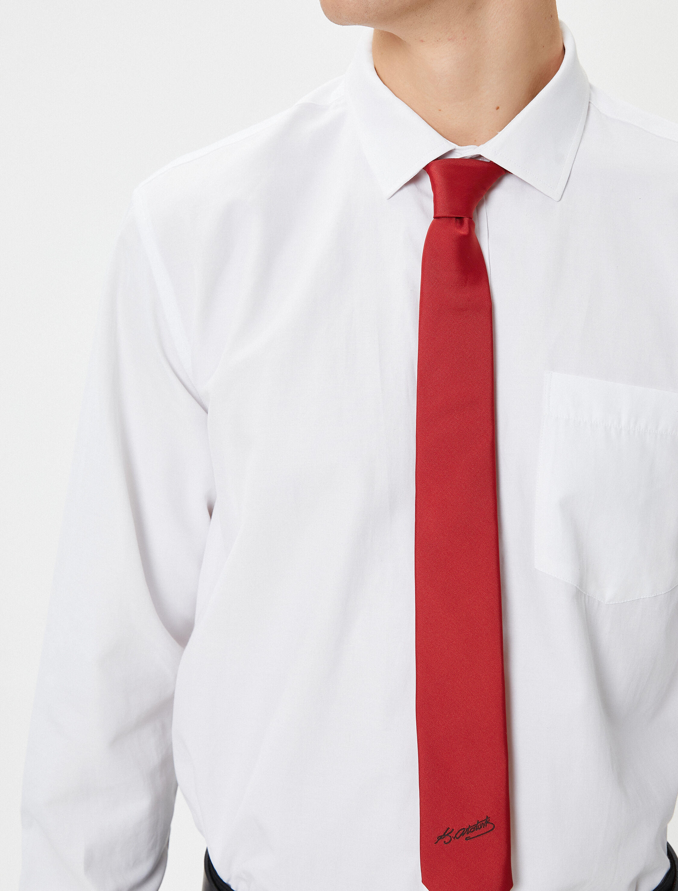   Atatürk İşlemeli Kravat 100.Yıla Özel