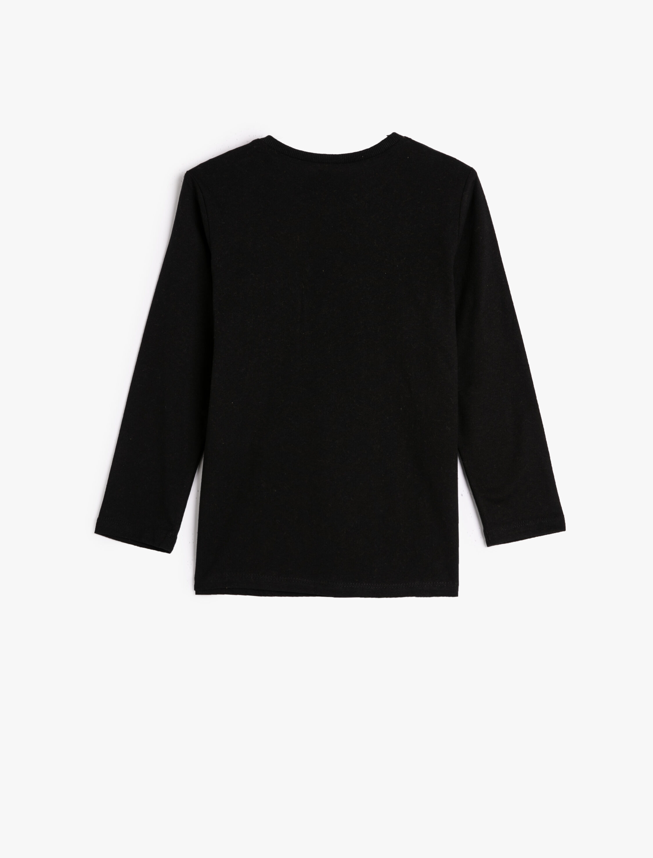  Erkek Çocuk Atatürk Baskılı Tişört Uzun Kollu Bisiklet Yaka Pamuklu