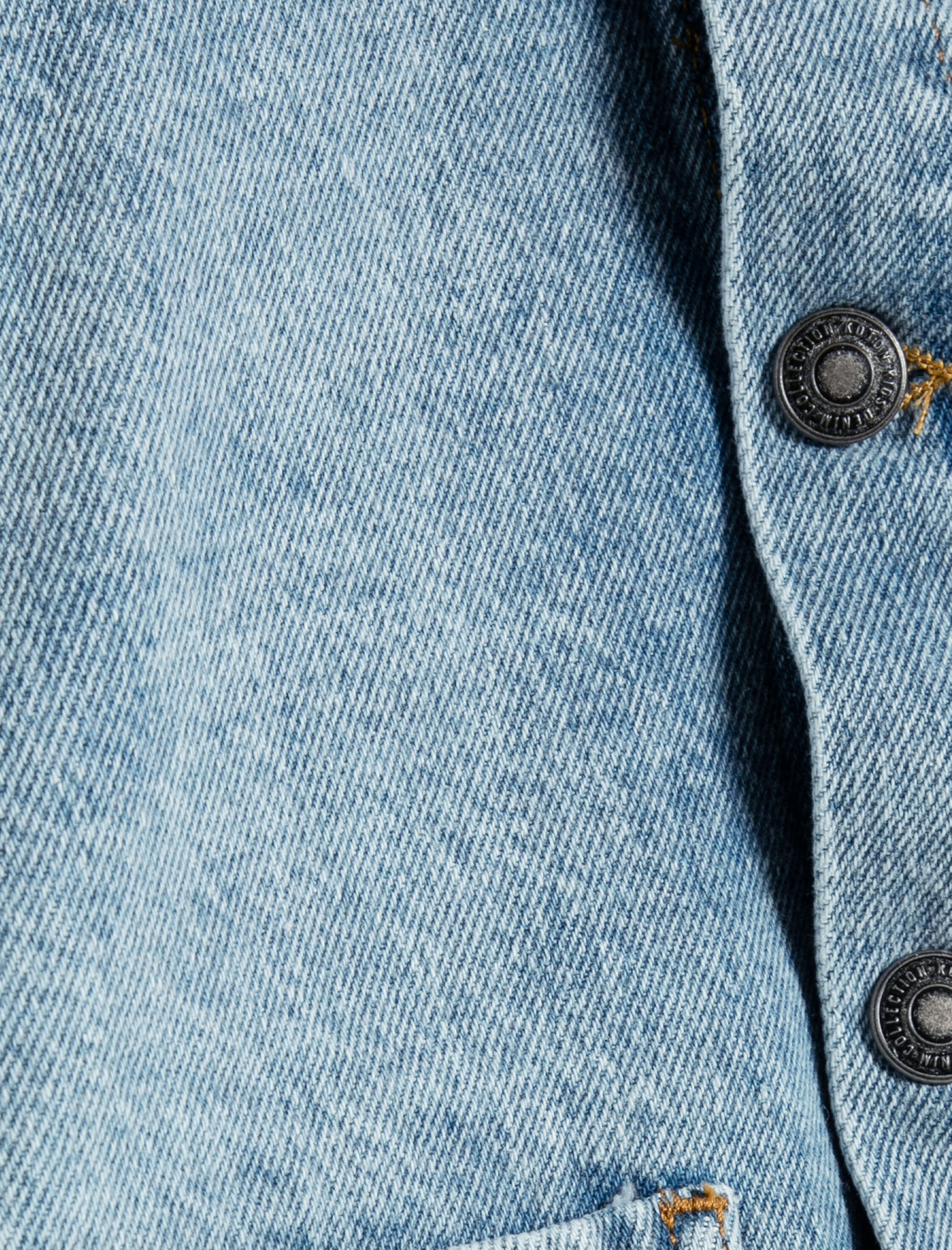  Erkek Çocuk Kot Ceket Çıkarılabilir Kapşonlu Cepli Pamuklu Manşetleri Lastikli