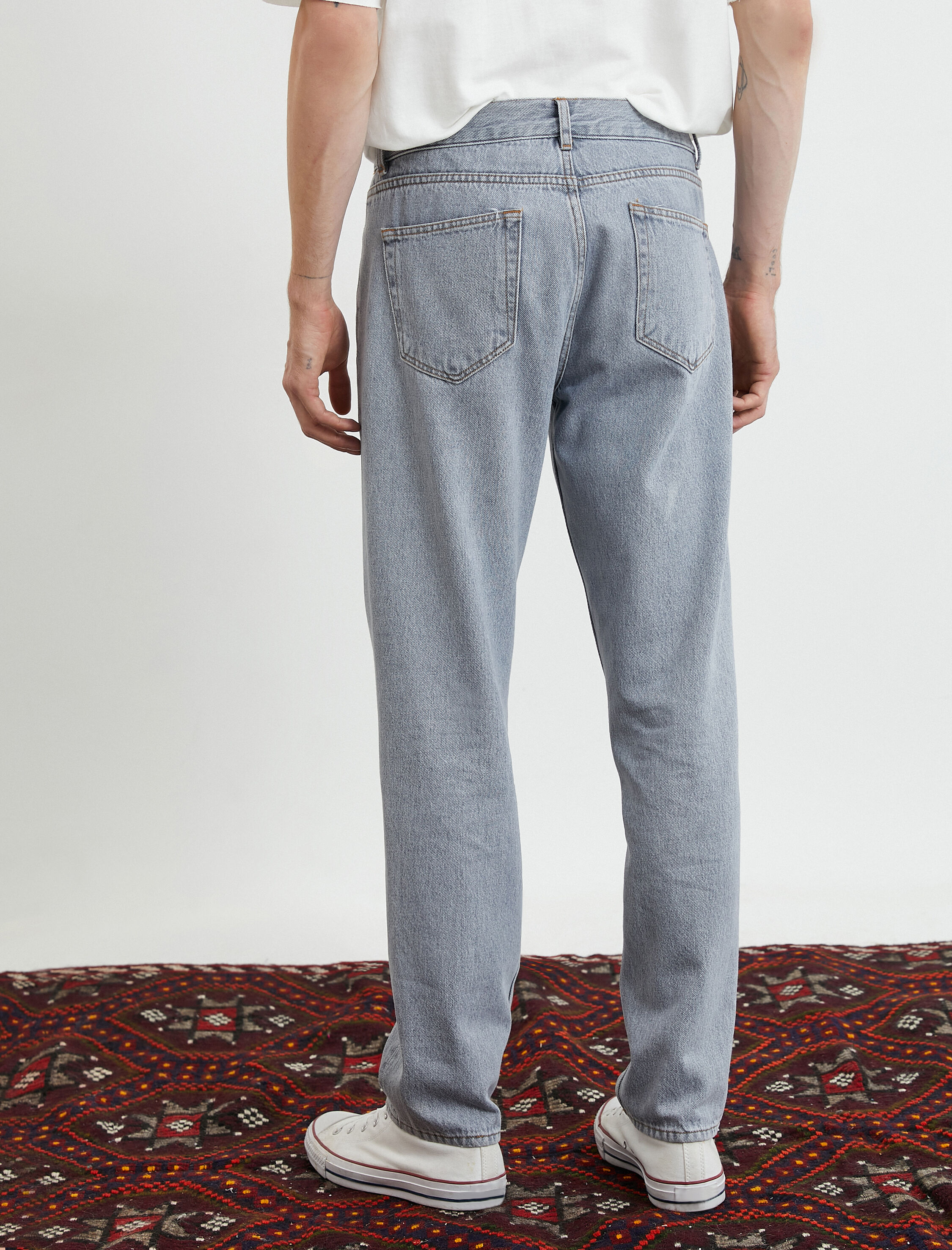   Straight Fit Boru Paça Kot Pantolon - Mark Jean