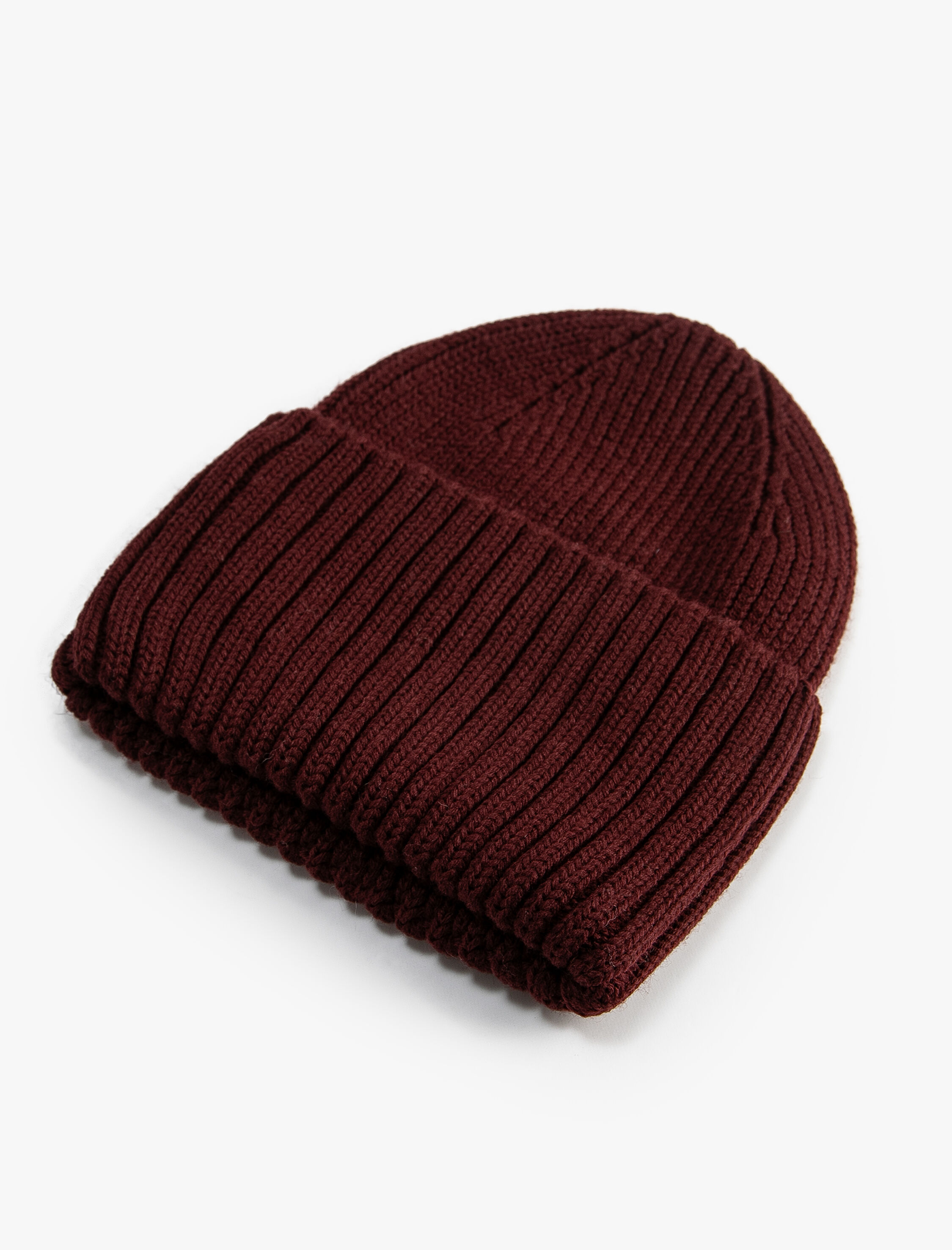  Kadın Lastikli Örgü Bere Kenarları Geniş Katlı