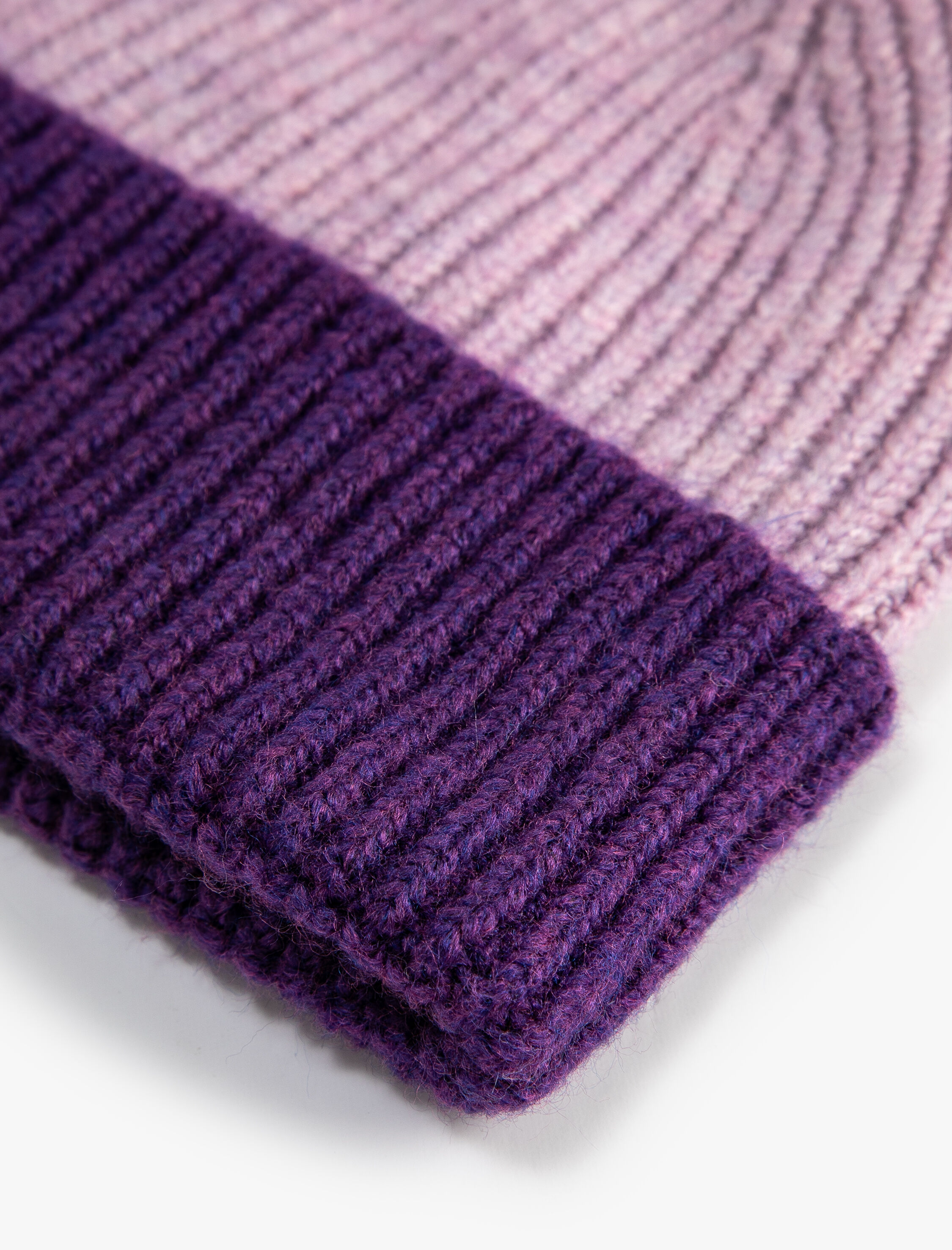  Kadın Lastikli Örgü Bere Renk Bloklu