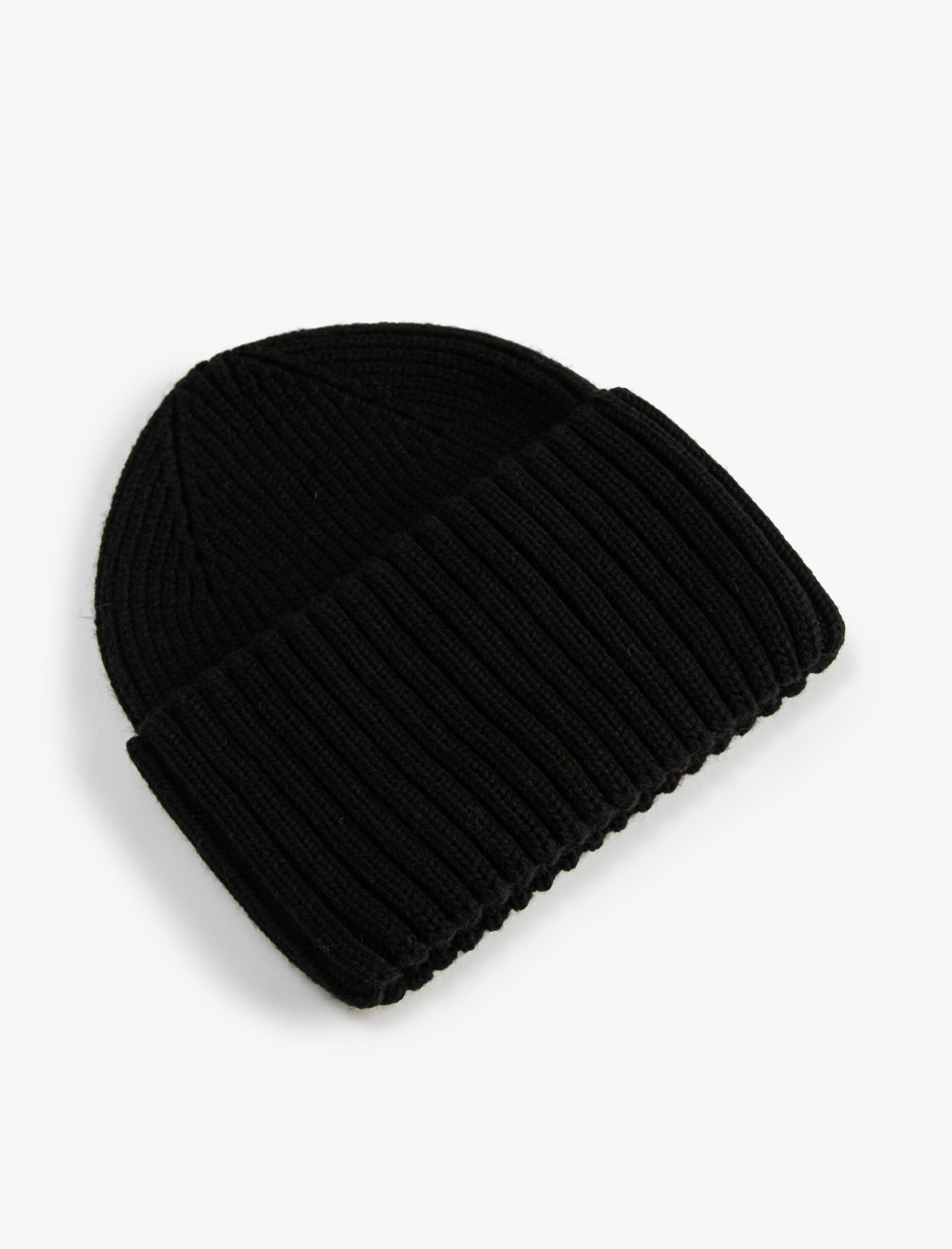  Kadın Lastikli Örgü Bere Kenarları Geniş Katlı