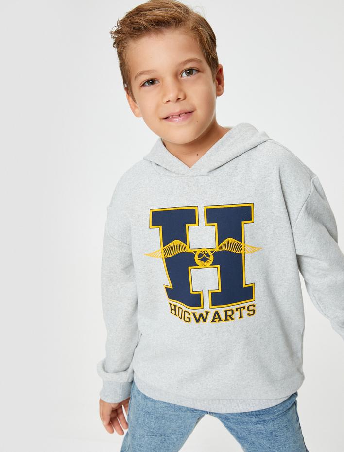 Erkek Çocuk Harry Potter Sweatshirt Lisanslı Uzun Kollu Şardonlu