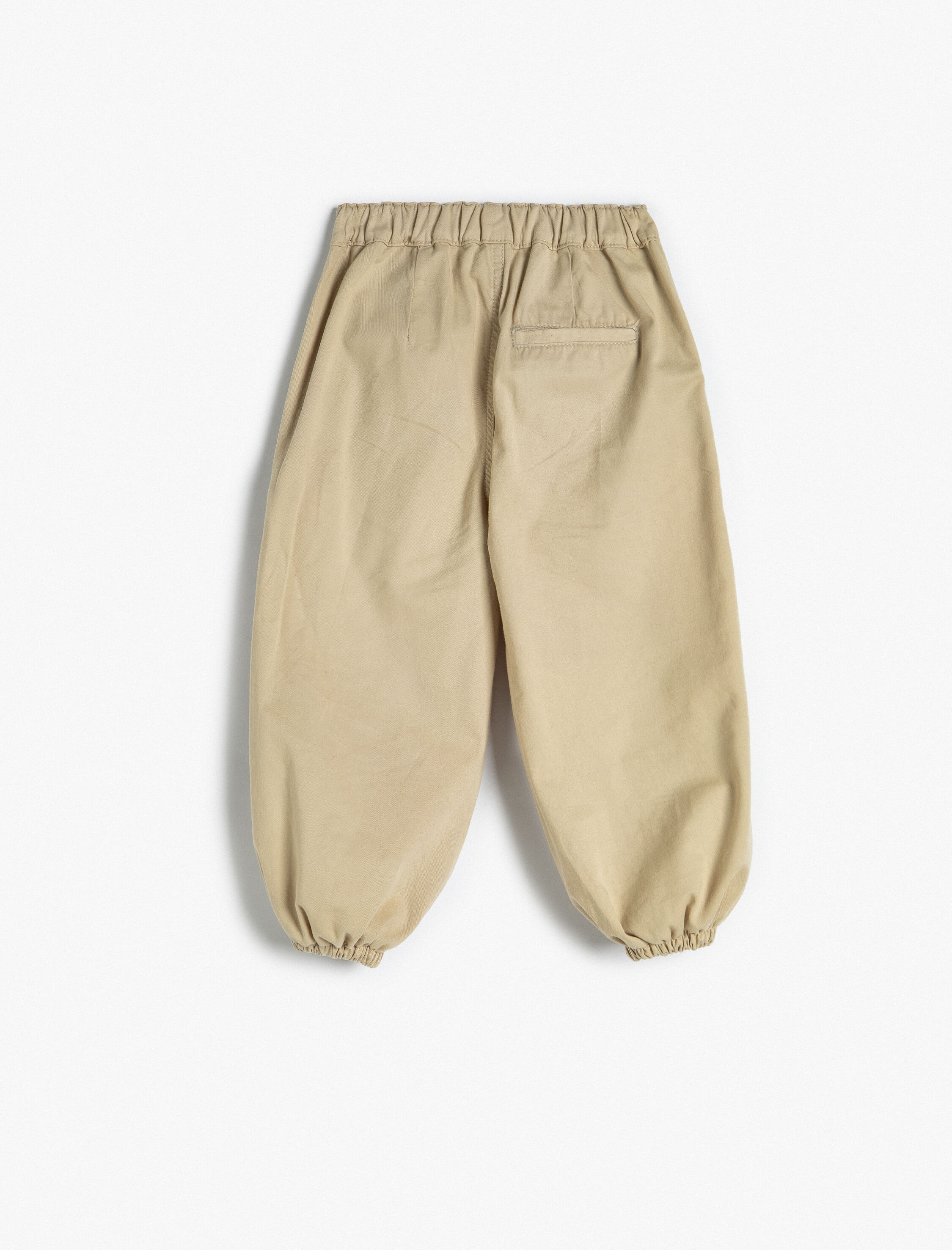  Erkek Bebek Paraşüt Pantolon Pamuklu Beli Lastikli Cepli - Parachute Jean