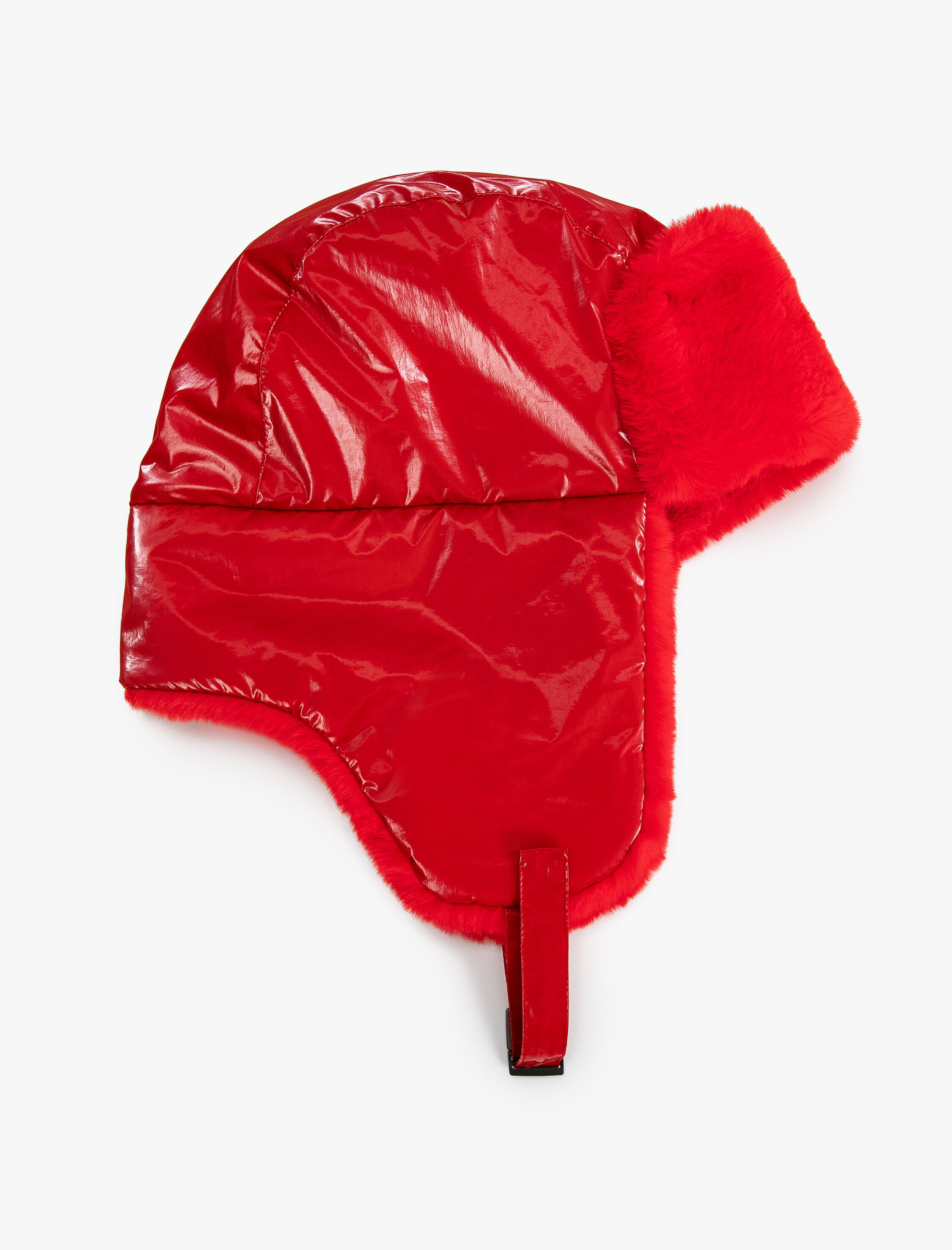 Kadın Pilot Şapka Suni Kürk Detaylı Kulak Kapaklı Su İtici