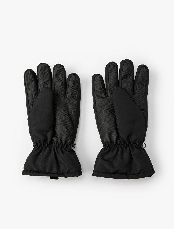 Erkek Kayak Eldiveni 5 Parmak Kaydırmaz Özellikli