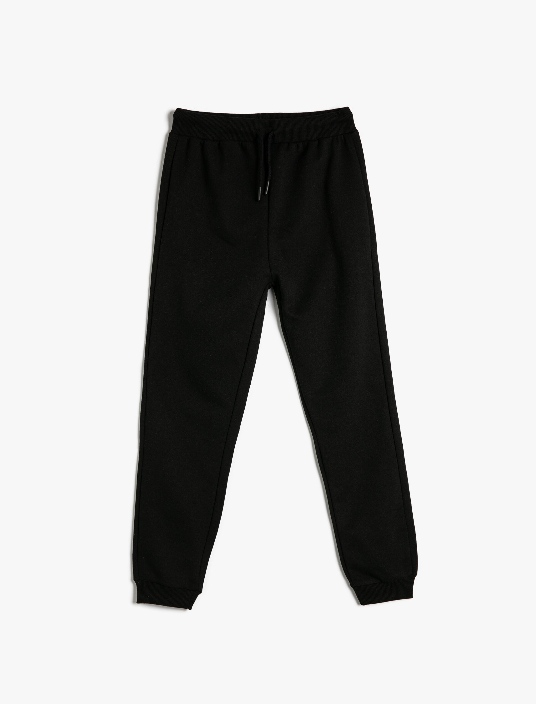  Erkek Çocuk Basic Jogger Eşofman Altı Beli Bağlamalı Şardonlu