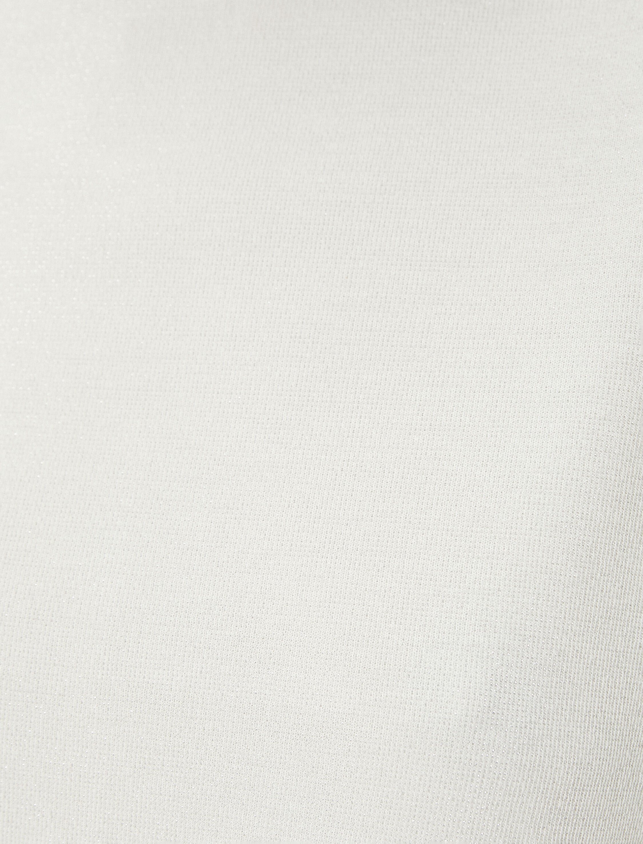   Uzun Kollu Tişört Simli Dik Yaka