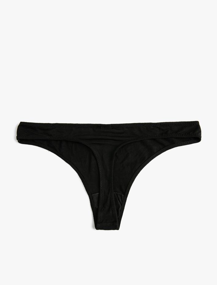  Tanga Külot Viskon Etiket Detaylı