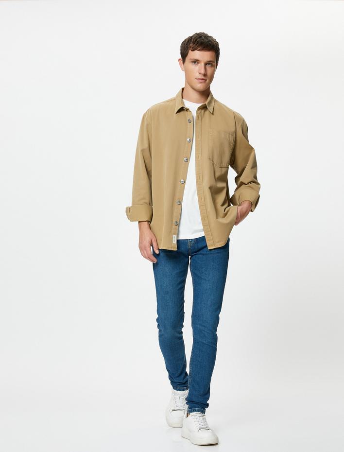  Skinny Fit Kot Pantolon - Michael Jean