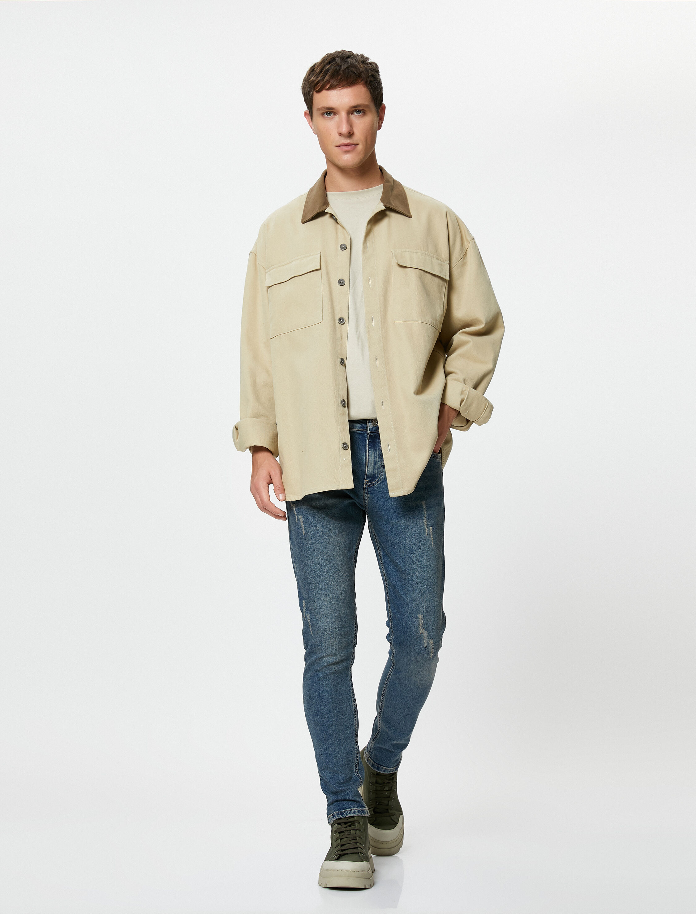   Super Skinny Fit Kot Pantolon - Justin Jean