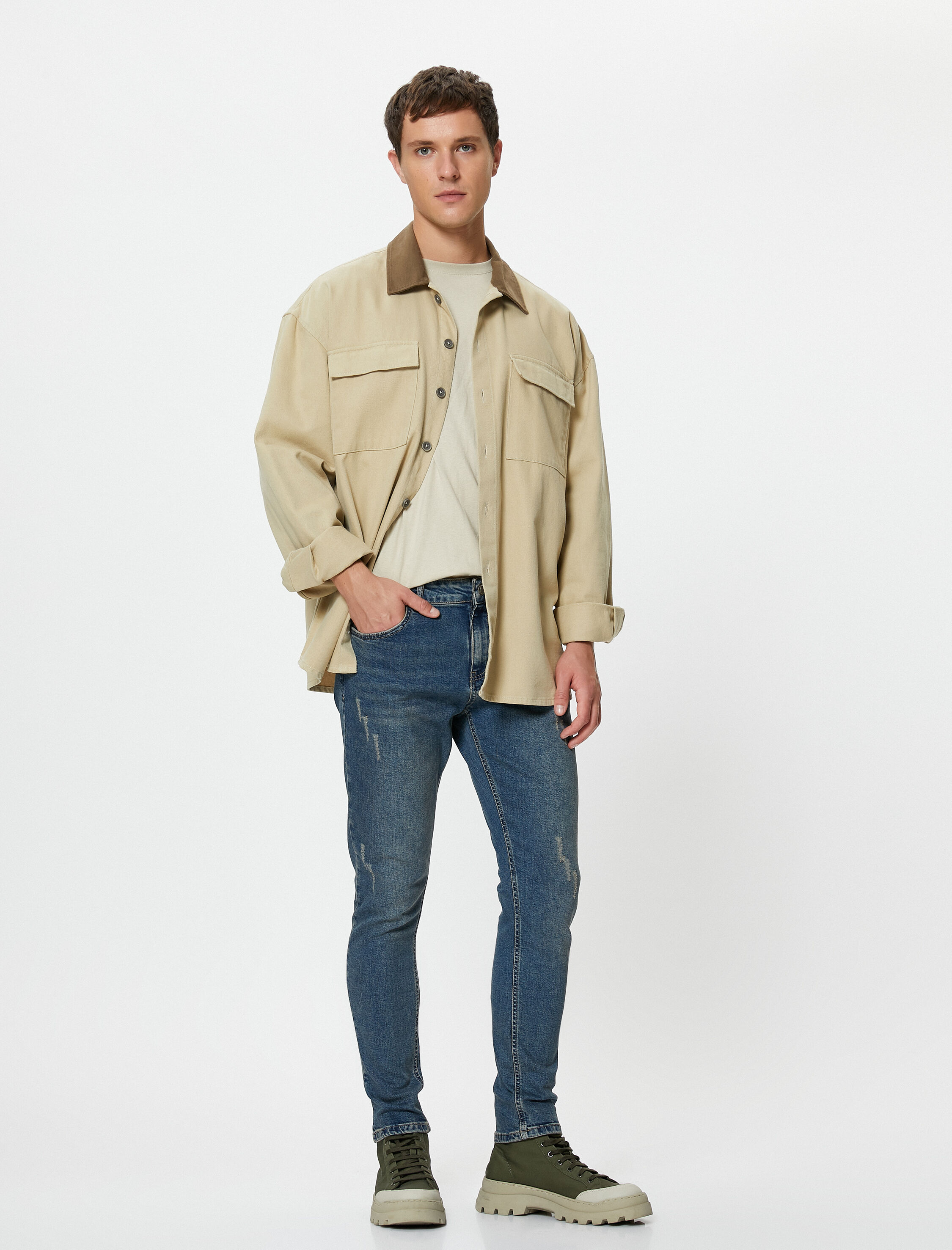   Super Skinny Fit Kot Pantolon - Justin Jean