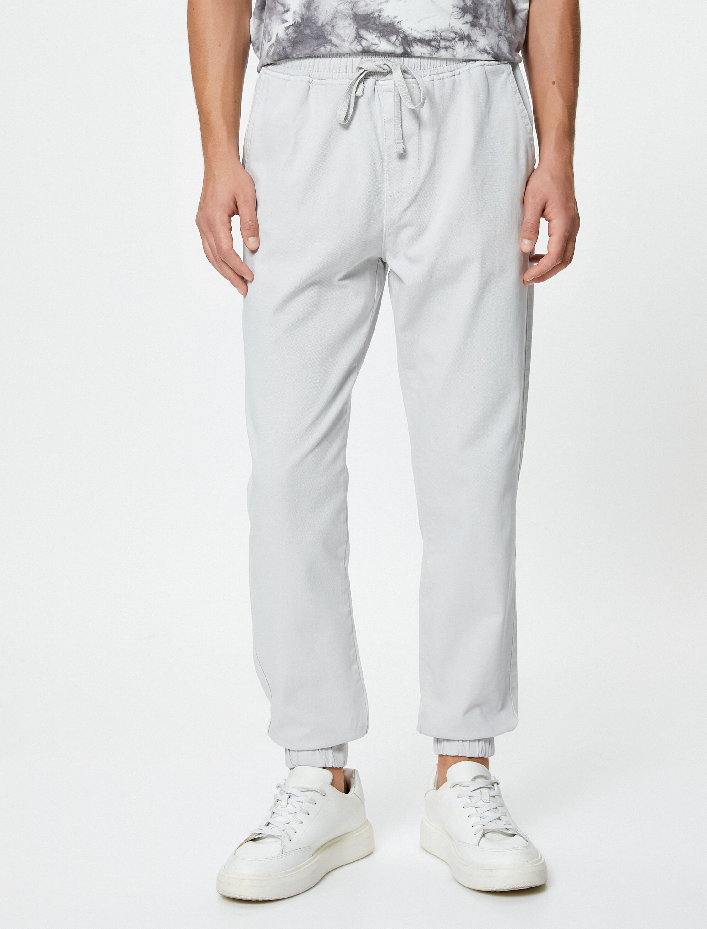   Jogger Pantolon Beli Bağcıklı Cep Detaylı