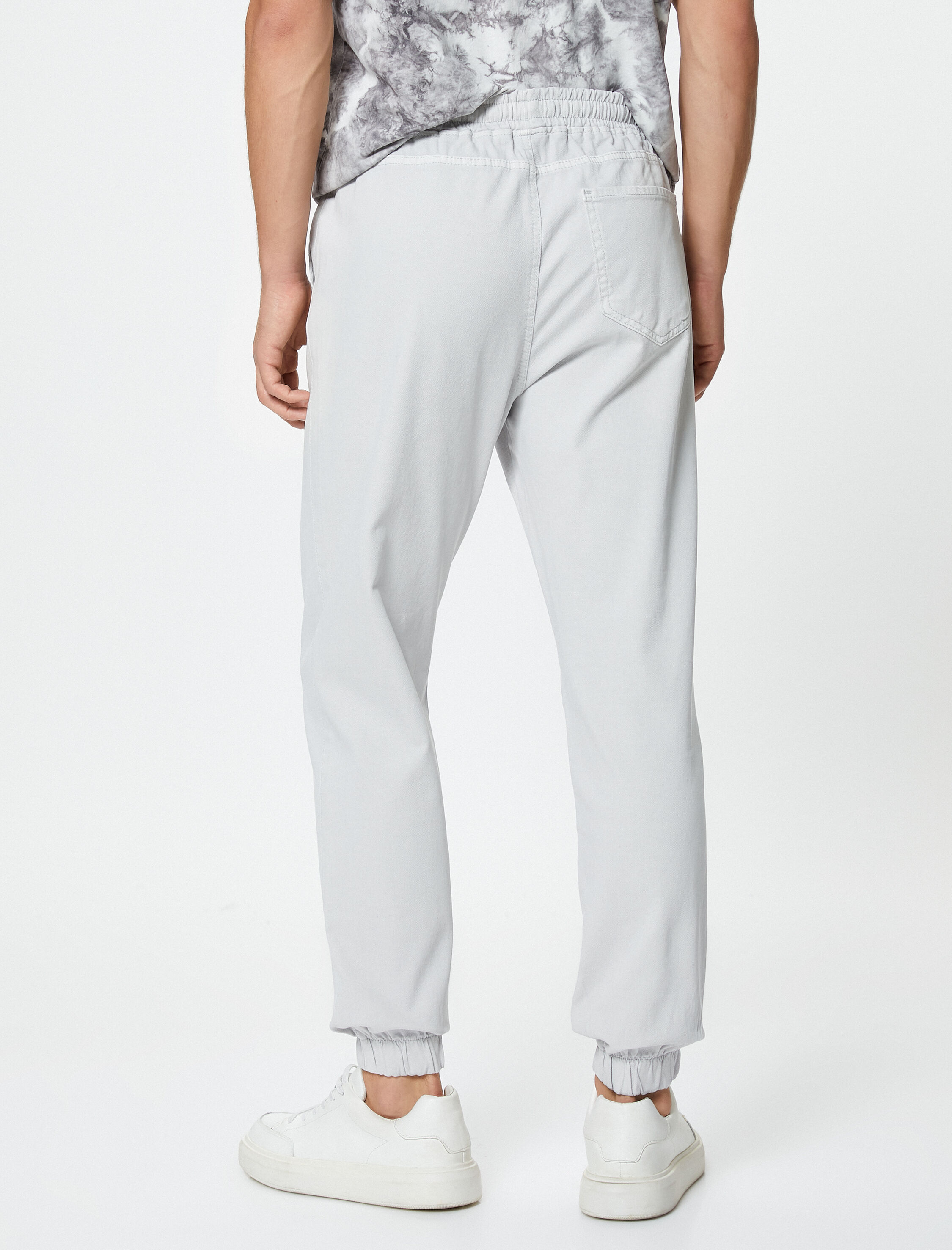   Jogger Pantolon Beli Bağcıklı Cep Detaylı