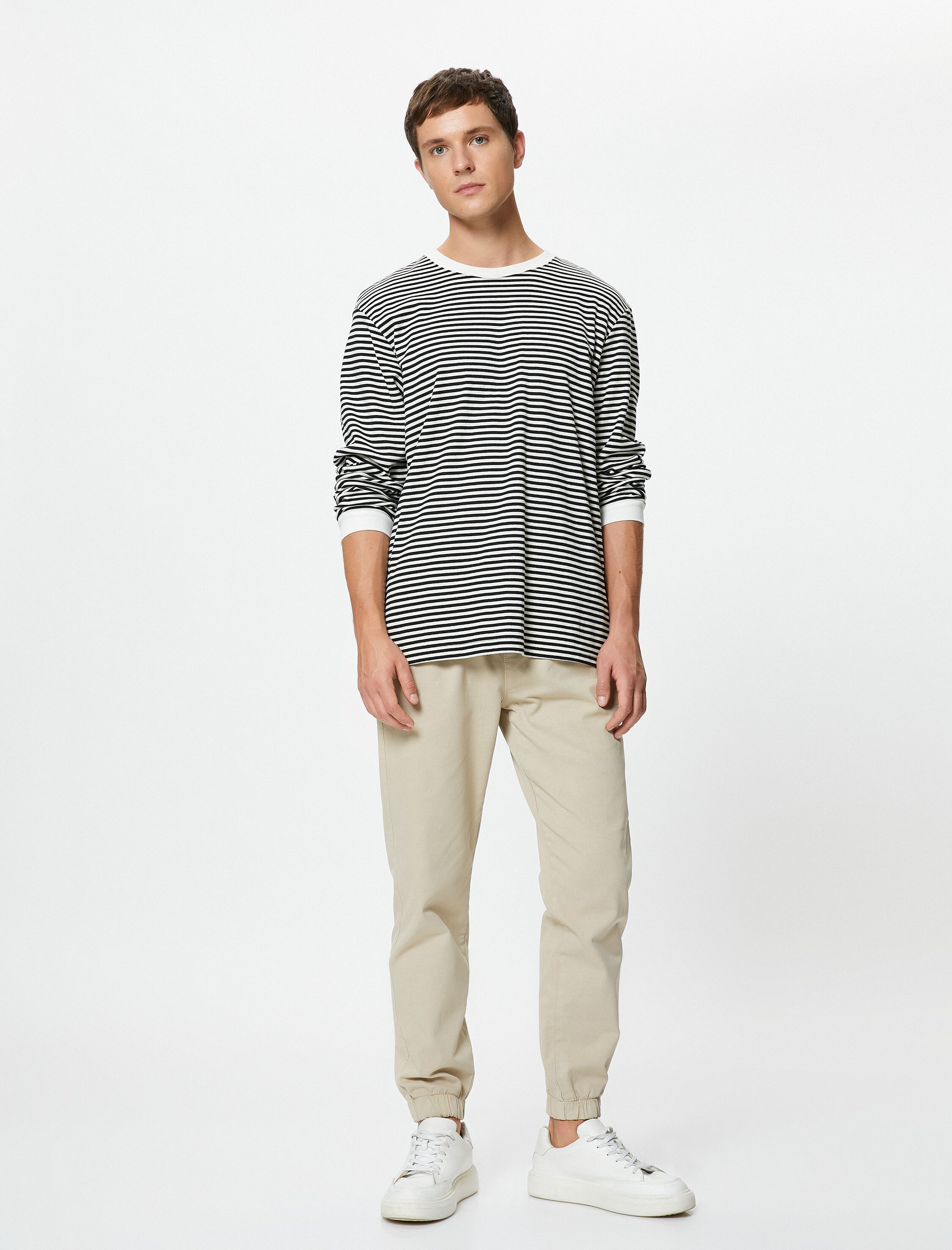   Jogger Pantolon Beli Bağcıklı Cep Detaylı