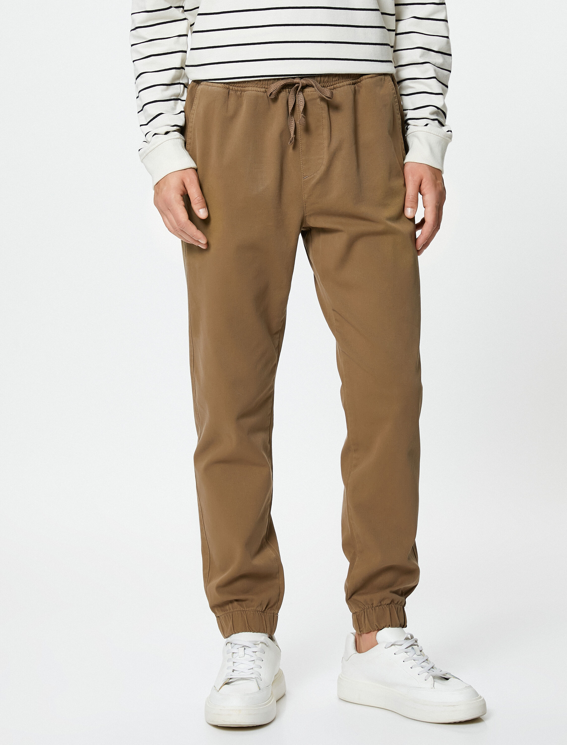   Jogger Pantolon Beli Bağcıklı Cep Detaylı