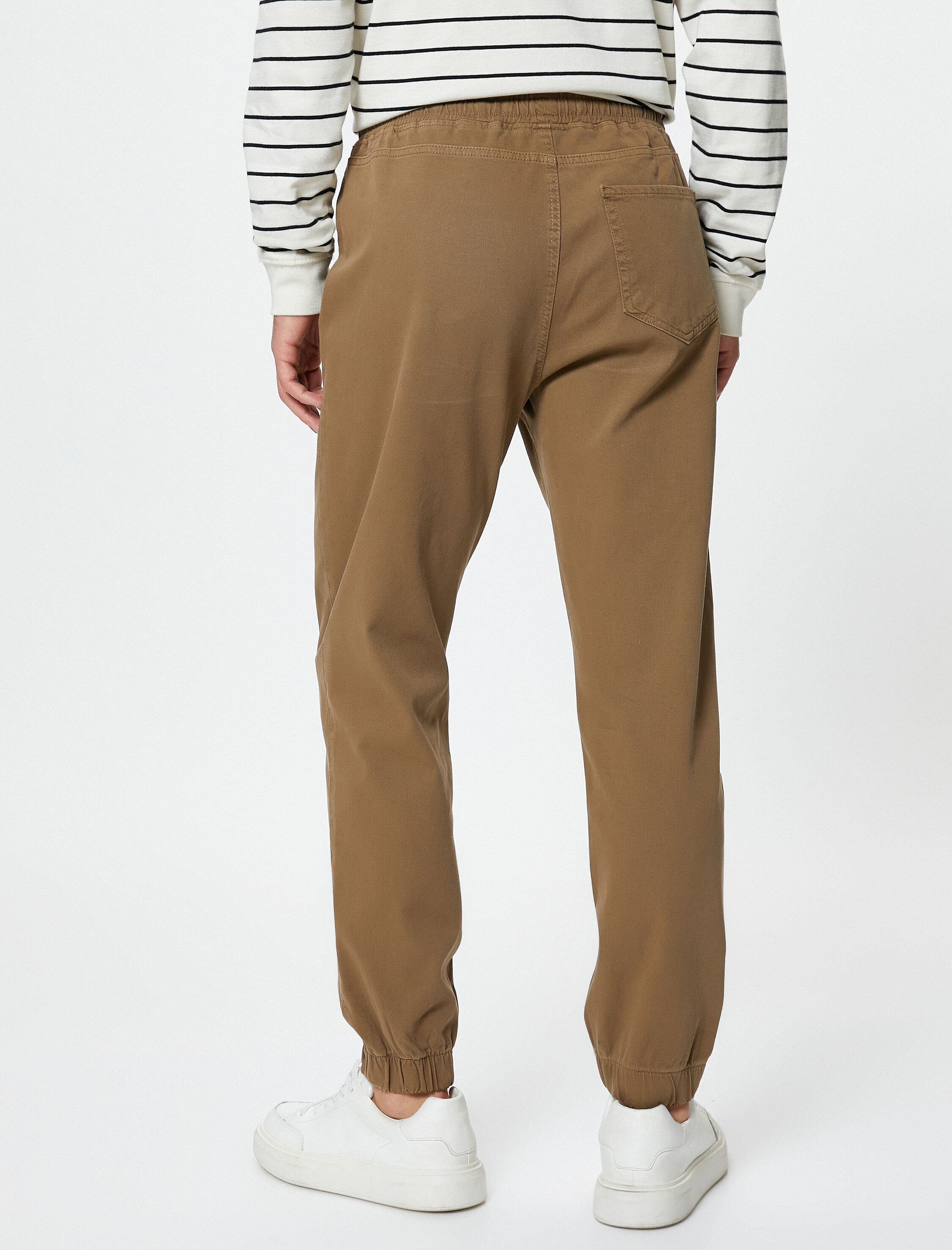   Jogger Pantolon Beli Bağcıklı Cep Detaylı