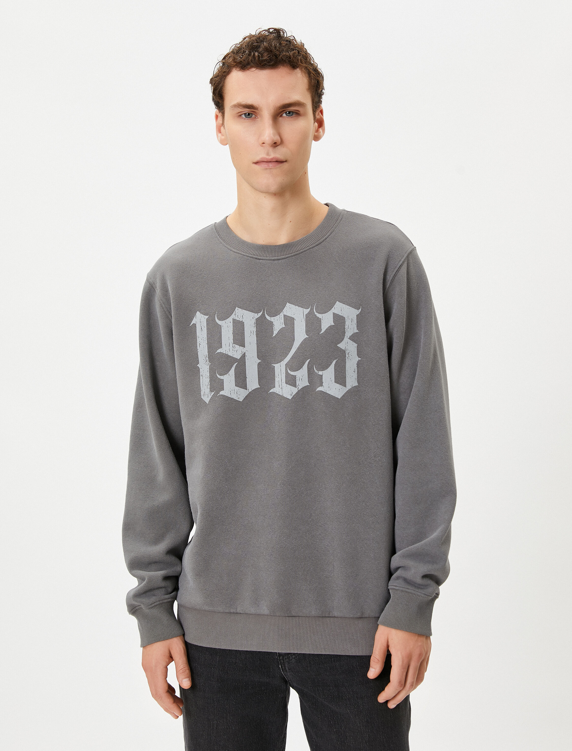   Atatürk Baskılı Sweatshirt Şardonlu 100.Yıla Özel