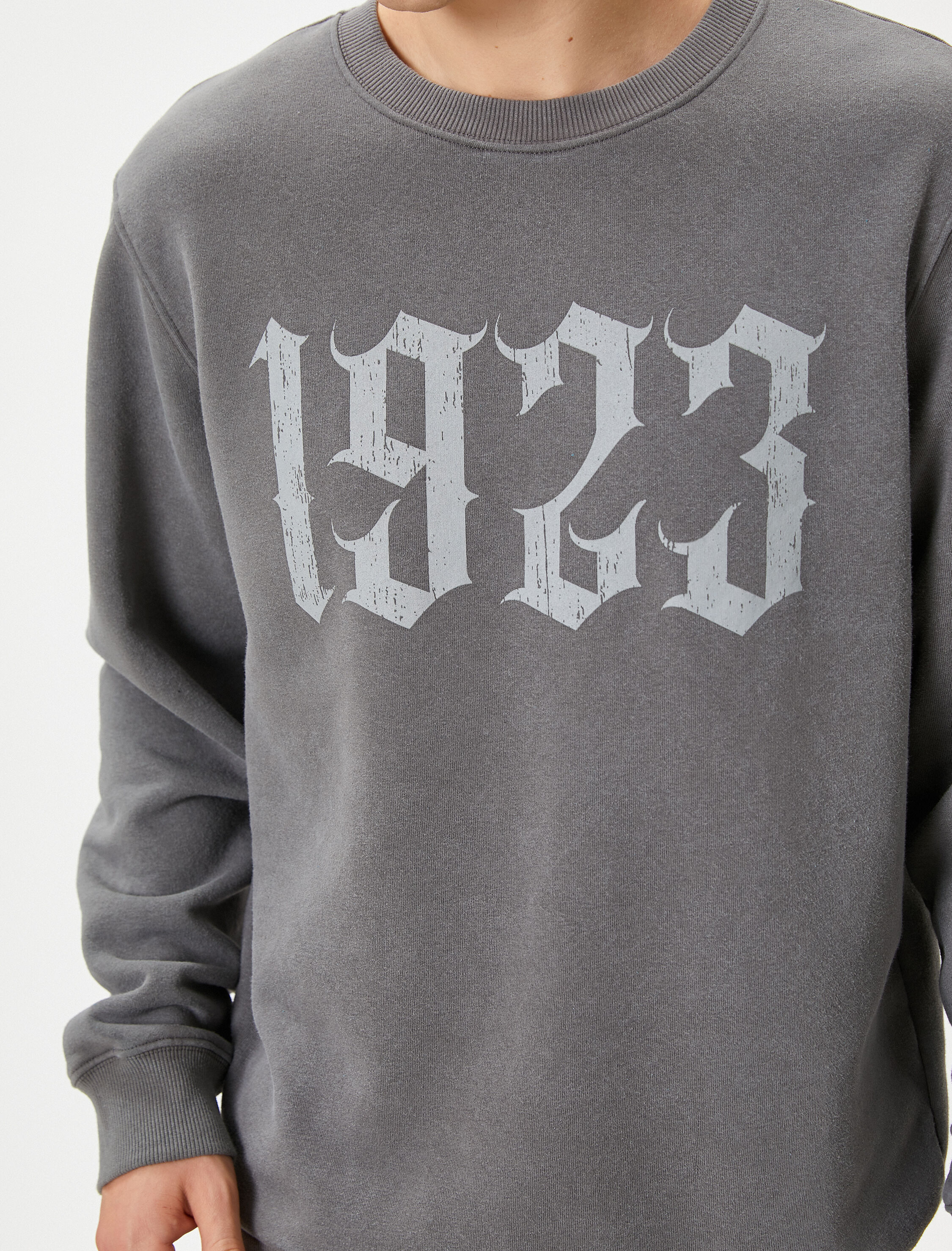   Atatürk Baskılı Sweatshirt Şardonlu 100.Yıla Özel