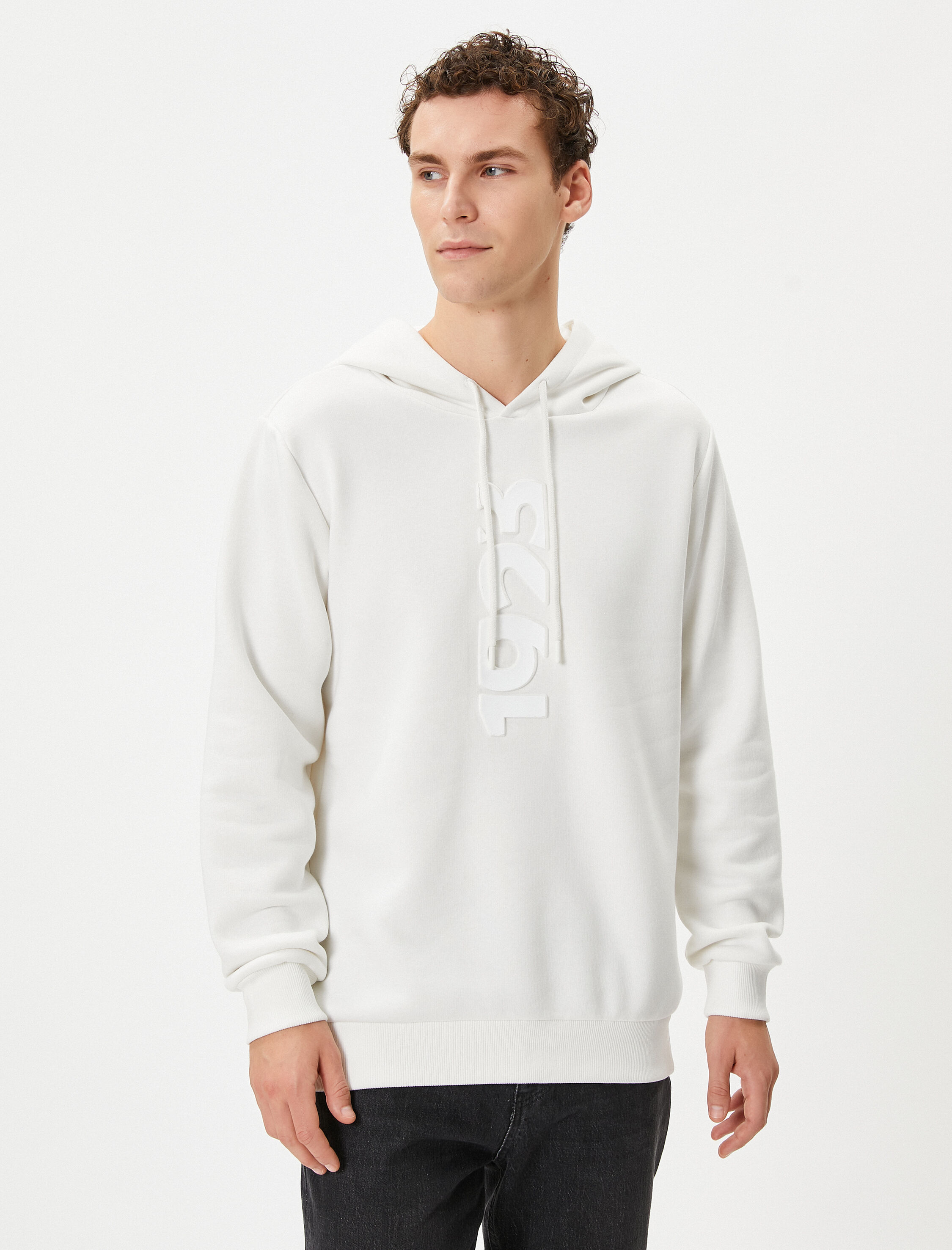   Atatürk Baskılı Şardonlu Kapşonlu Sweatshirt 100.Yıla Özel