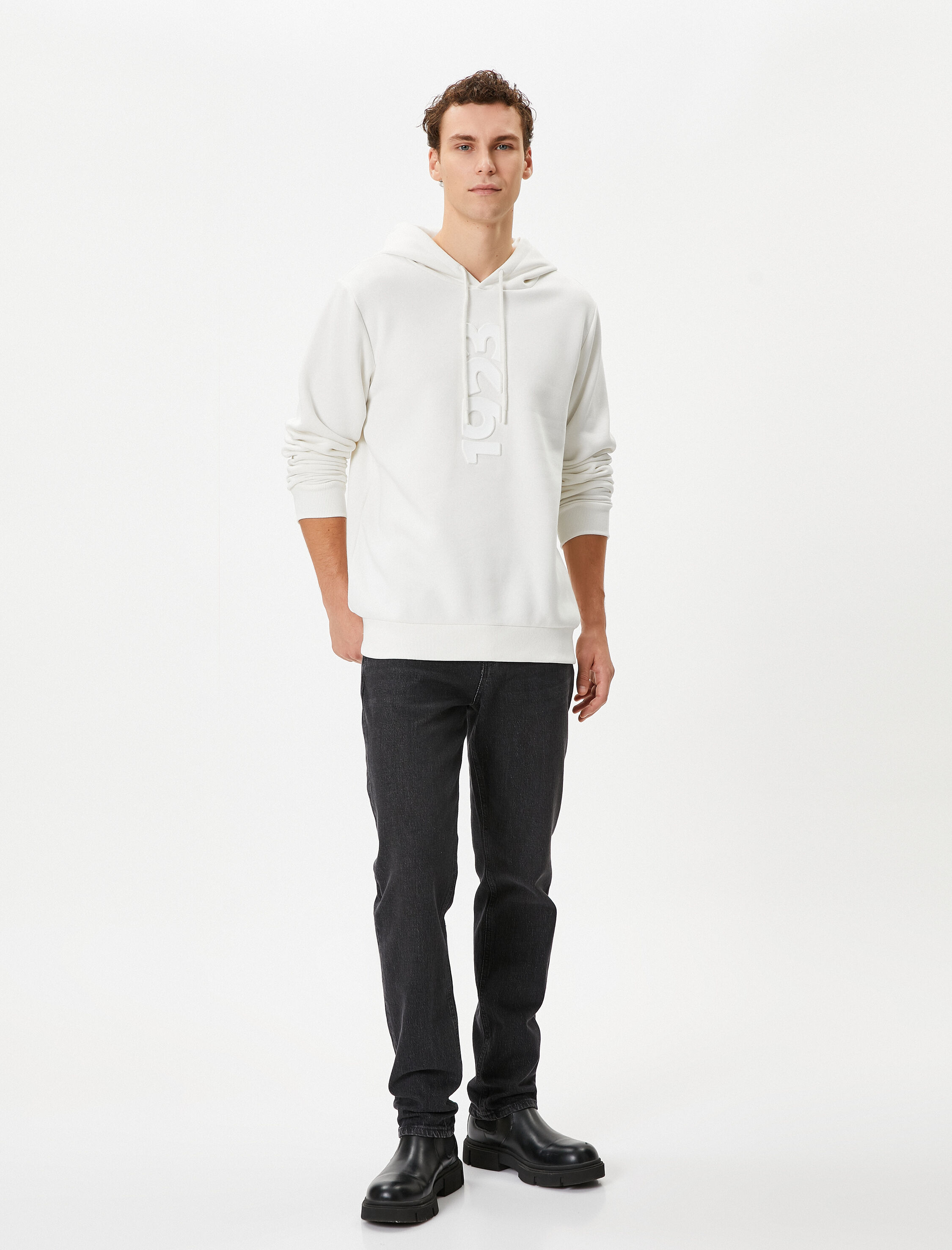   Atatürk Baskılı Şardonlu Kapşonlu Sweatshirt 100.Yıla Özel