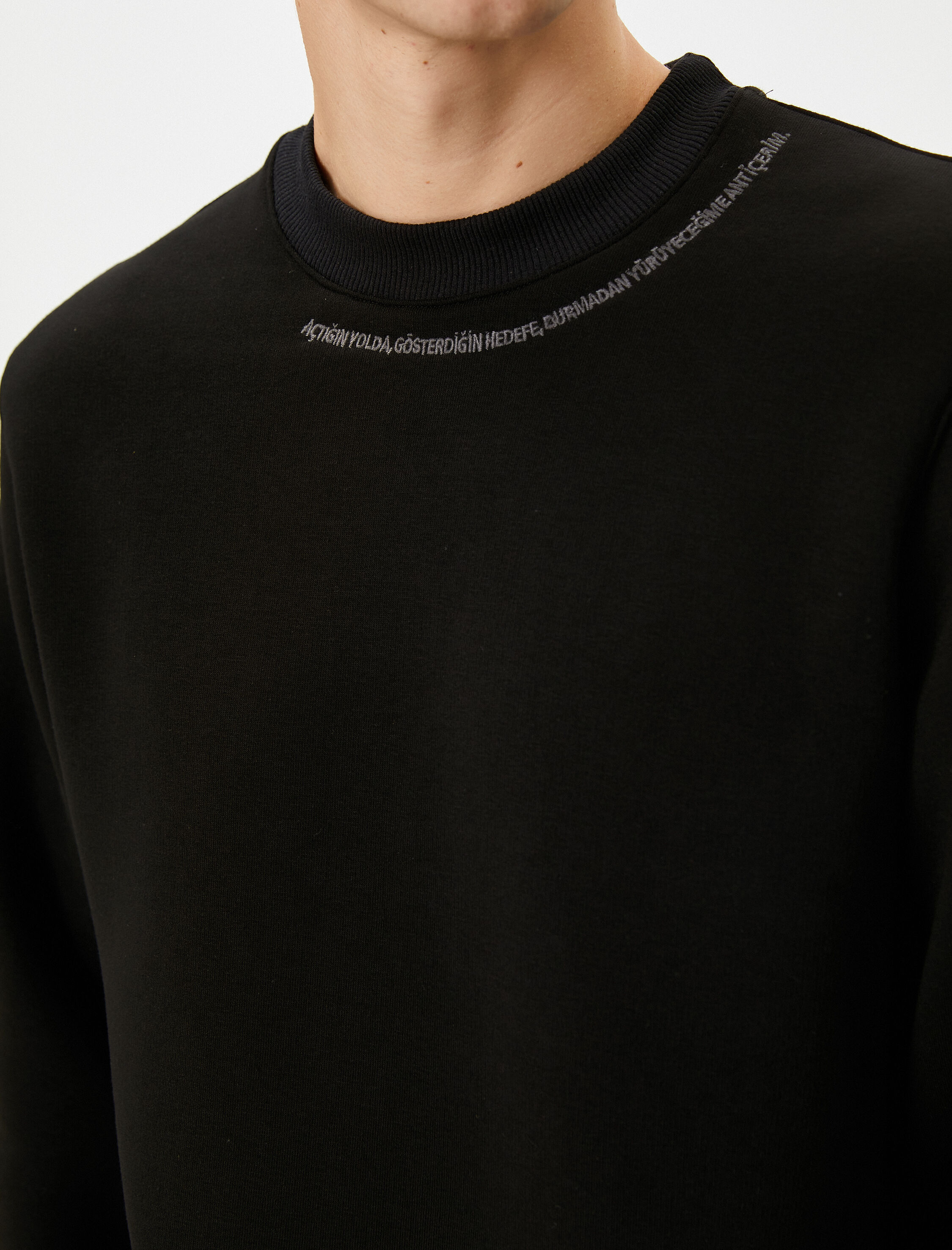   Atatürk İşlemeli Sweatshirt Şardonlu 100.Yıla Özel