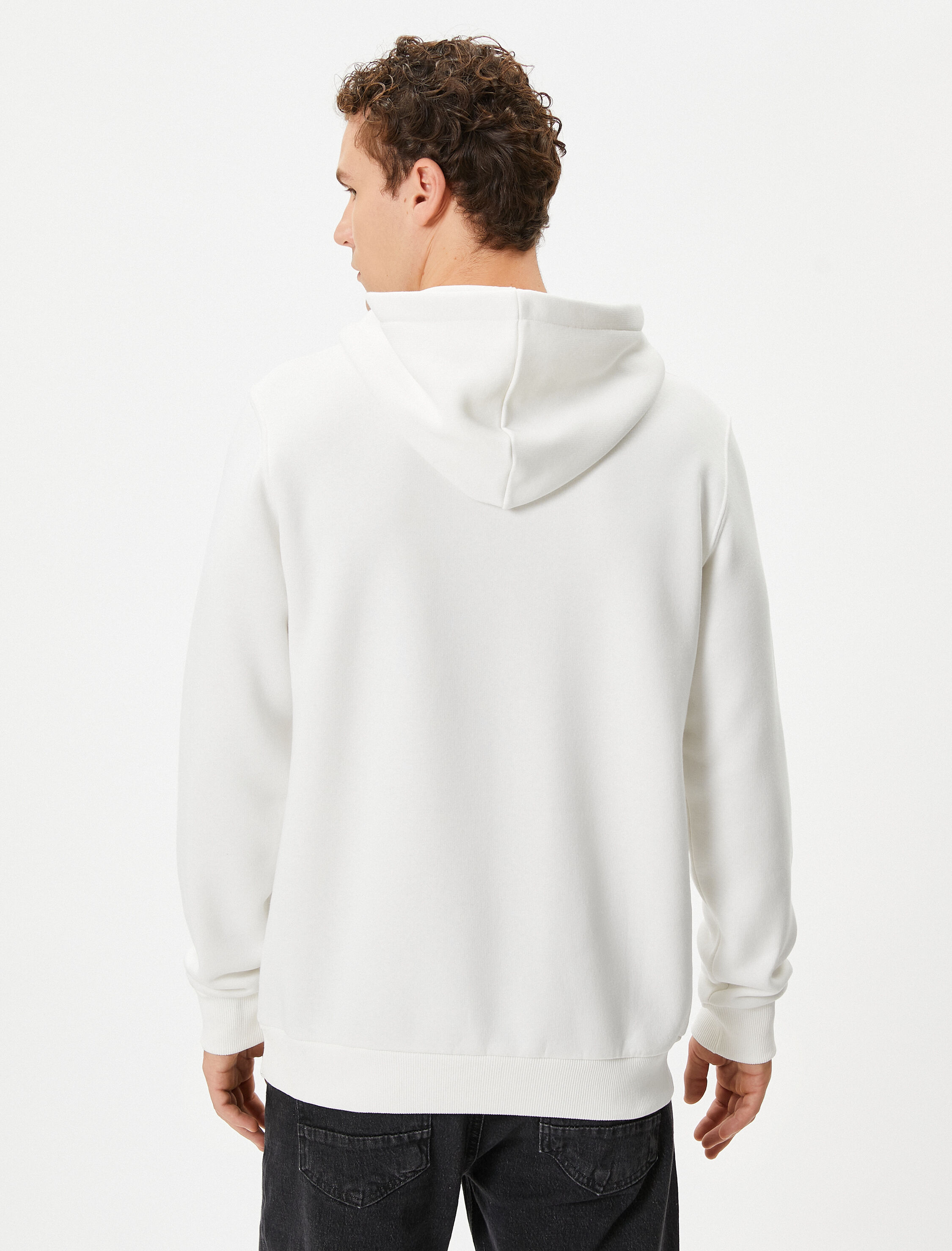   Cumhuriyet İşlemeli Kapşonlu Sweatshirt Şardonlu 100. Yıla Özel