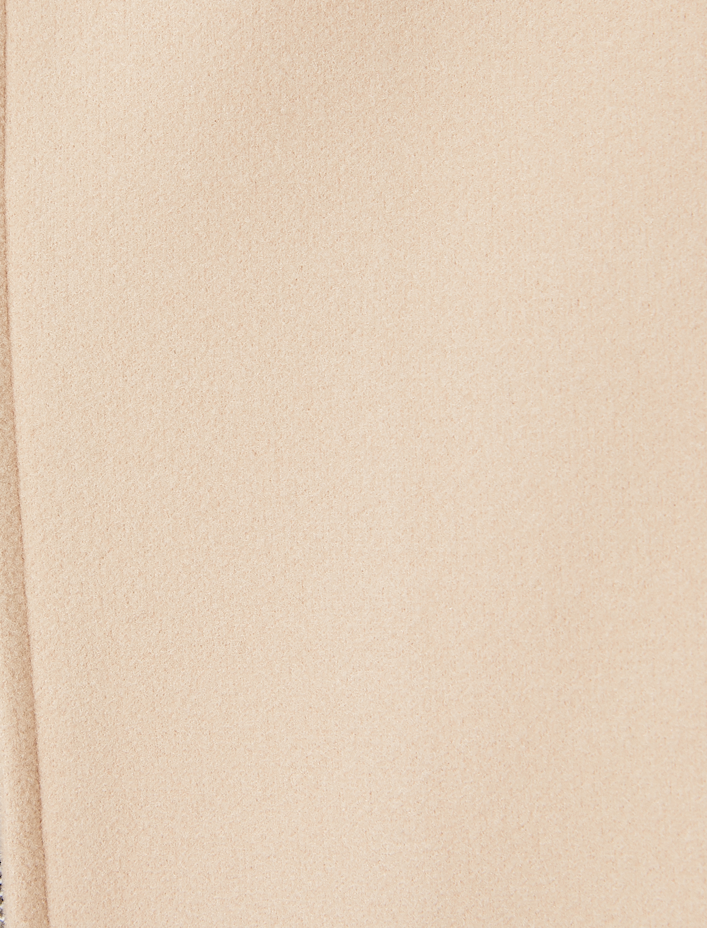   Uzun Kaşe Kaban Çıkarılabilir Suni Kürk Yaka Fermuarlı