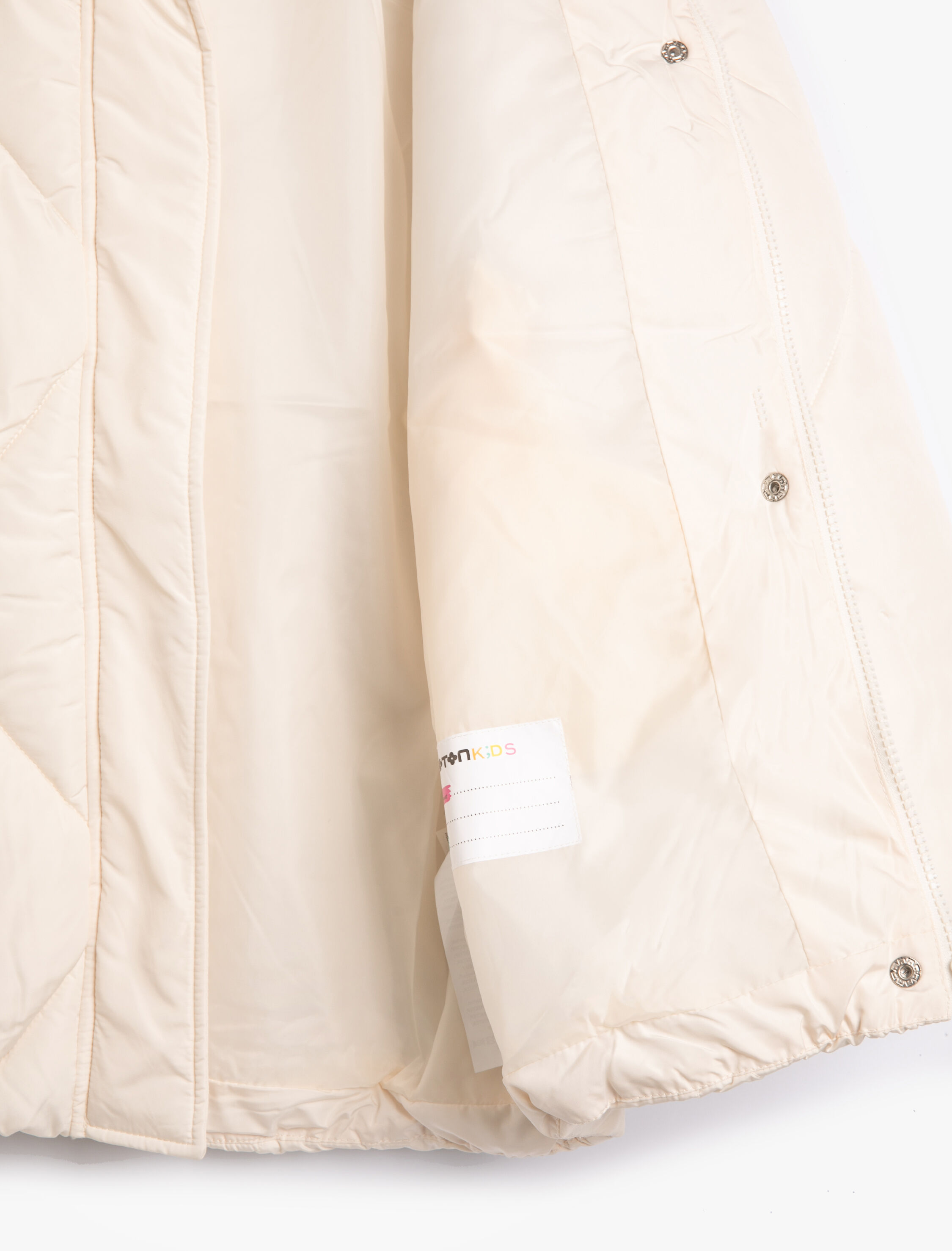  Kız Çocuk Şişme Mont Kapşonlu Çıtçıt Detaylı Kapitone