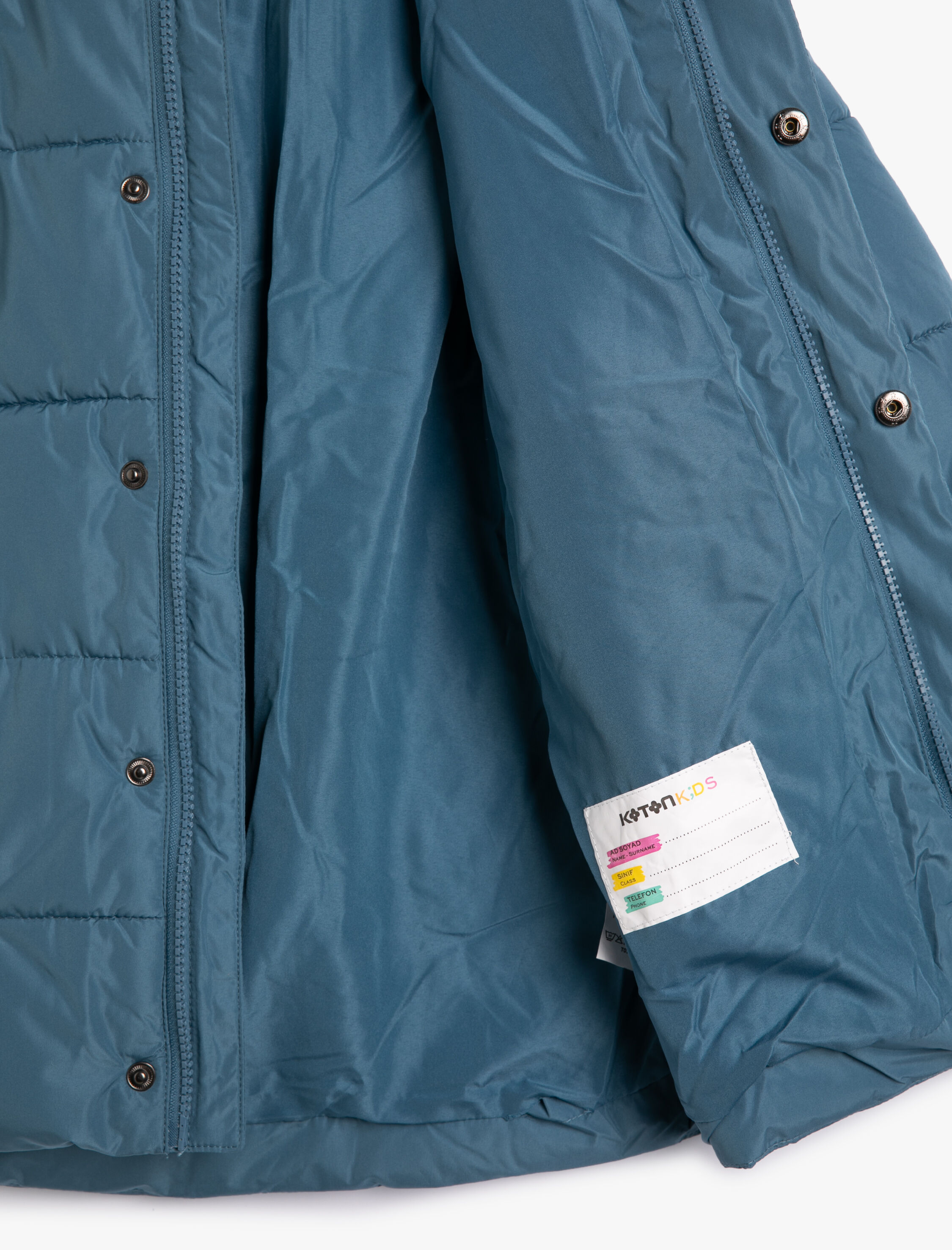  Erkek Çocuk Oversize Şişme Mont Kapşonlu Lastik Manşetli Rüzgar Kapaklı