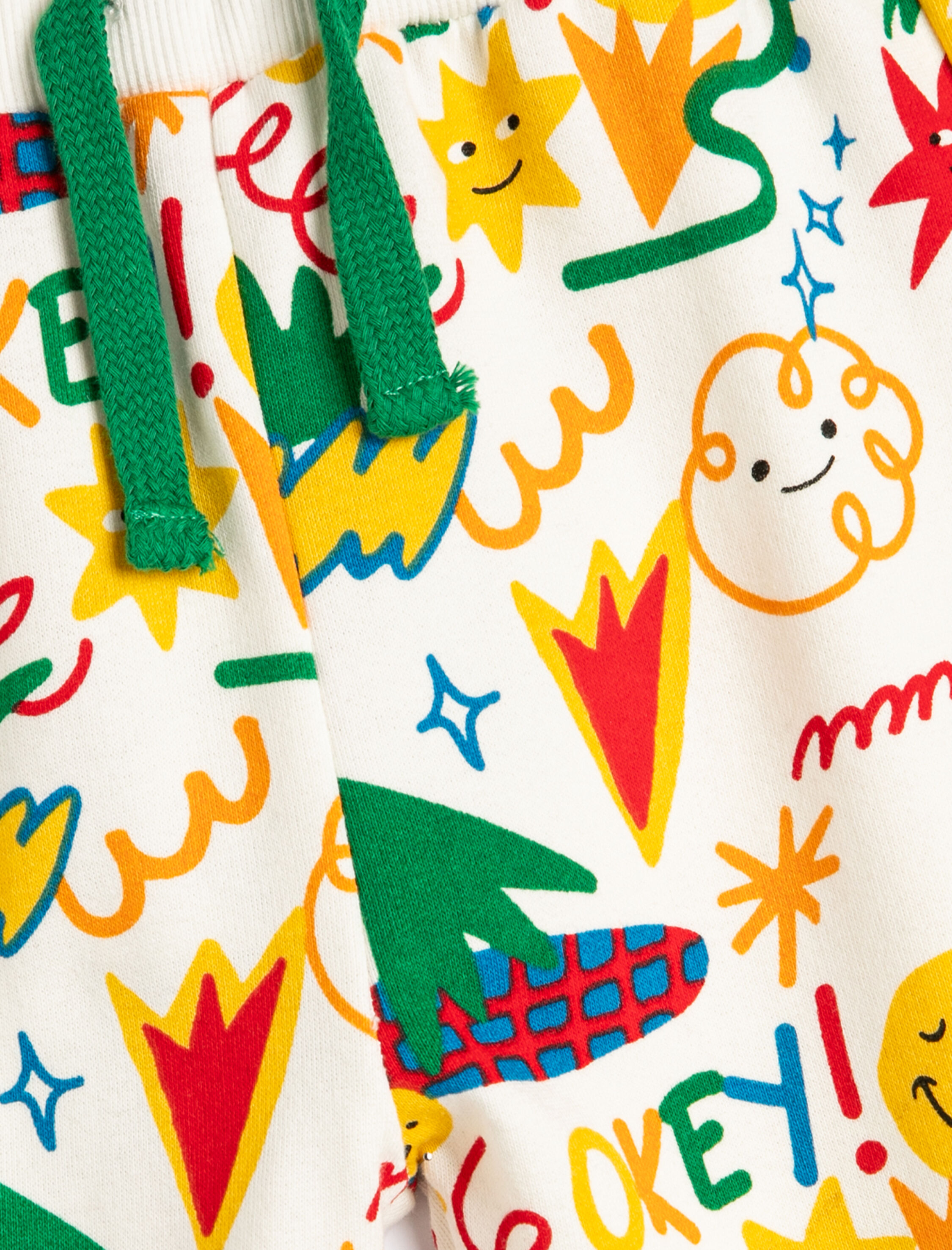  Erkek Bebek Jogger Eşofman Altı Baskı Detaylı Beli Bağlamalı Pamuklu