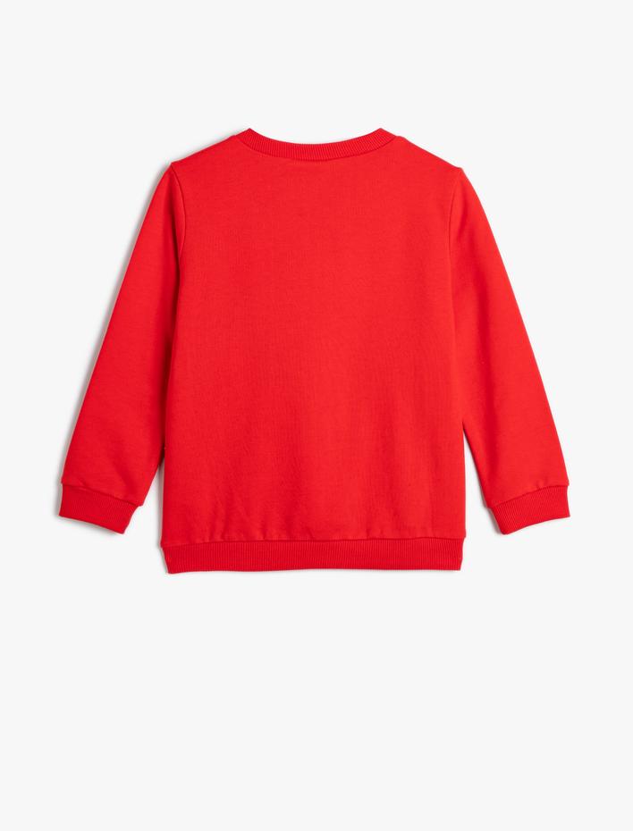 Erkek Bebek Thor Sweatshirt Lisanslı Uzun Kollu Bisiklet Yaka Pamuklu Şardonlu